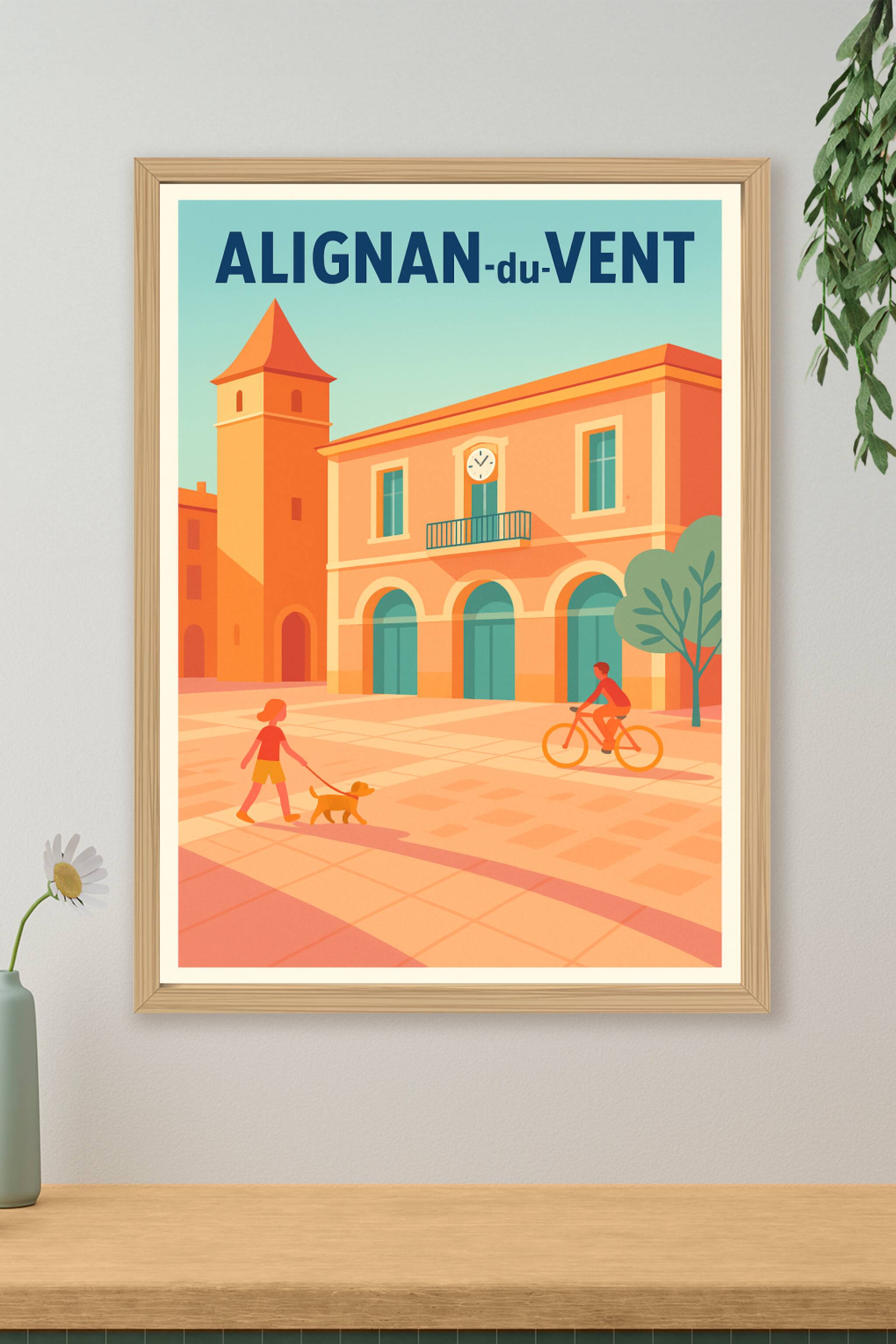 Affiche de Alignan-du-Vent - Charme et douceur de vie en images