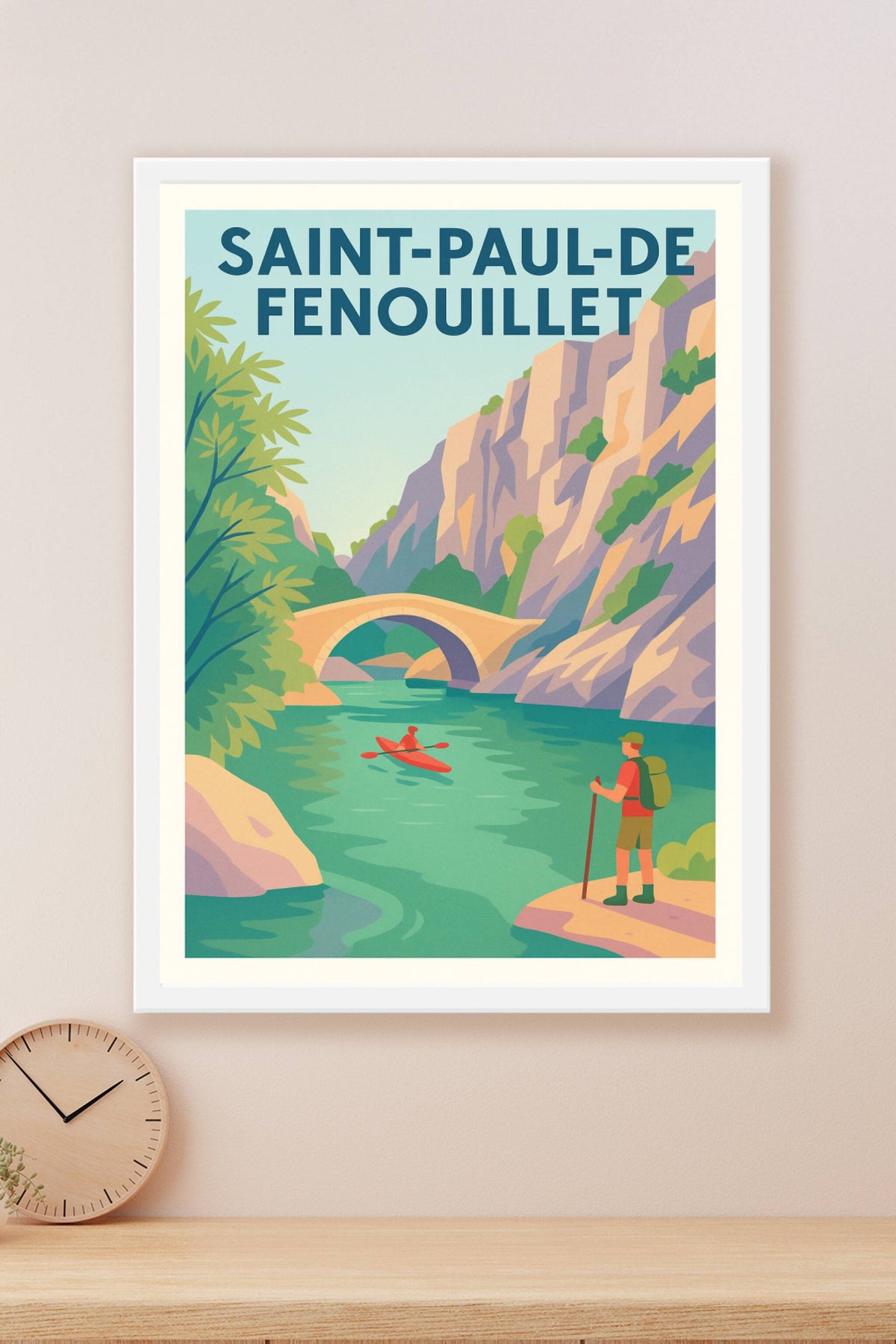 Affiche de Saint-Paul-de-Fenouillet - Aventure et nature en plein cœur des gorges