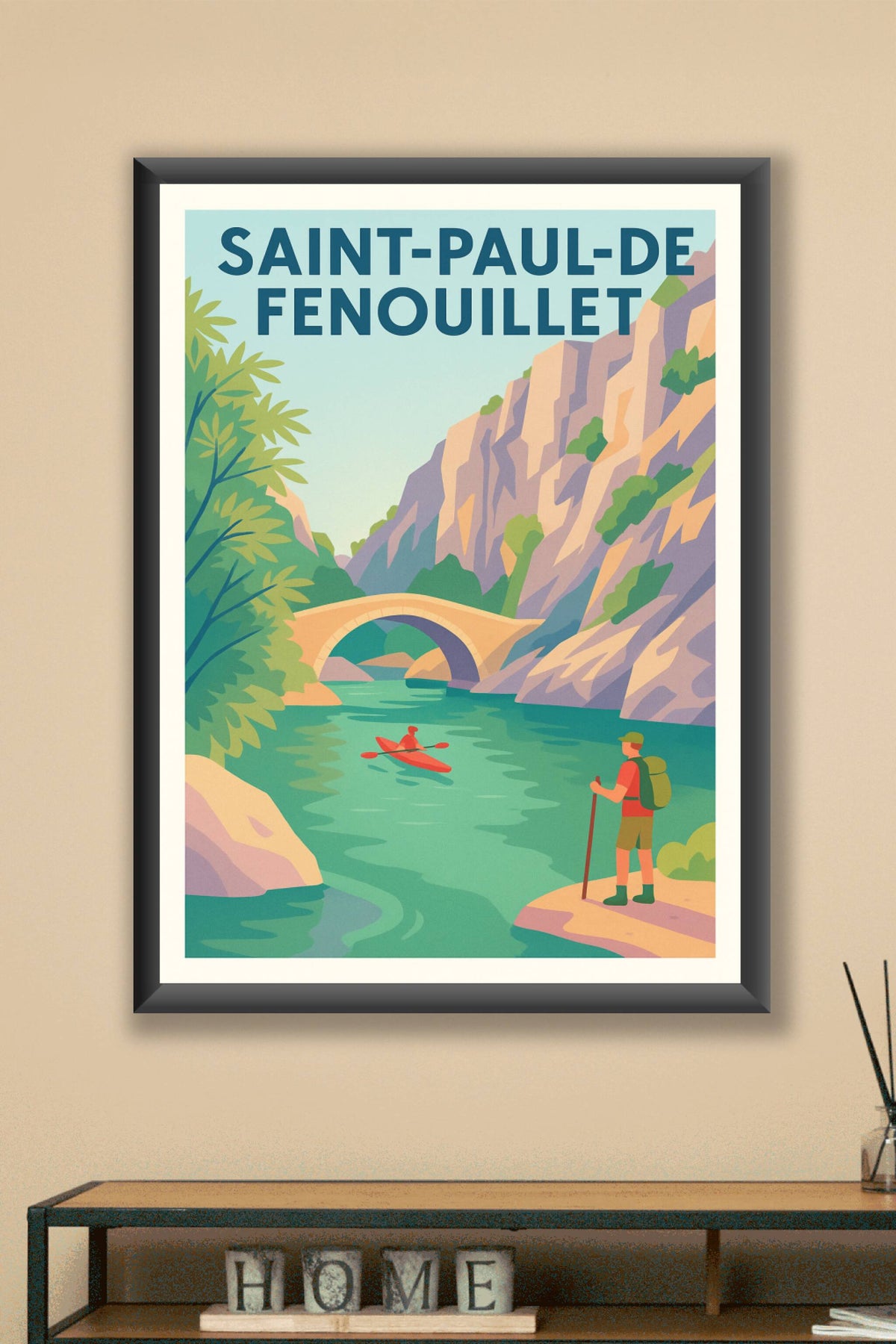 Affiche de Saint-Paul-de-Fenouillet - Aventure et nature en plein cœur des gorges