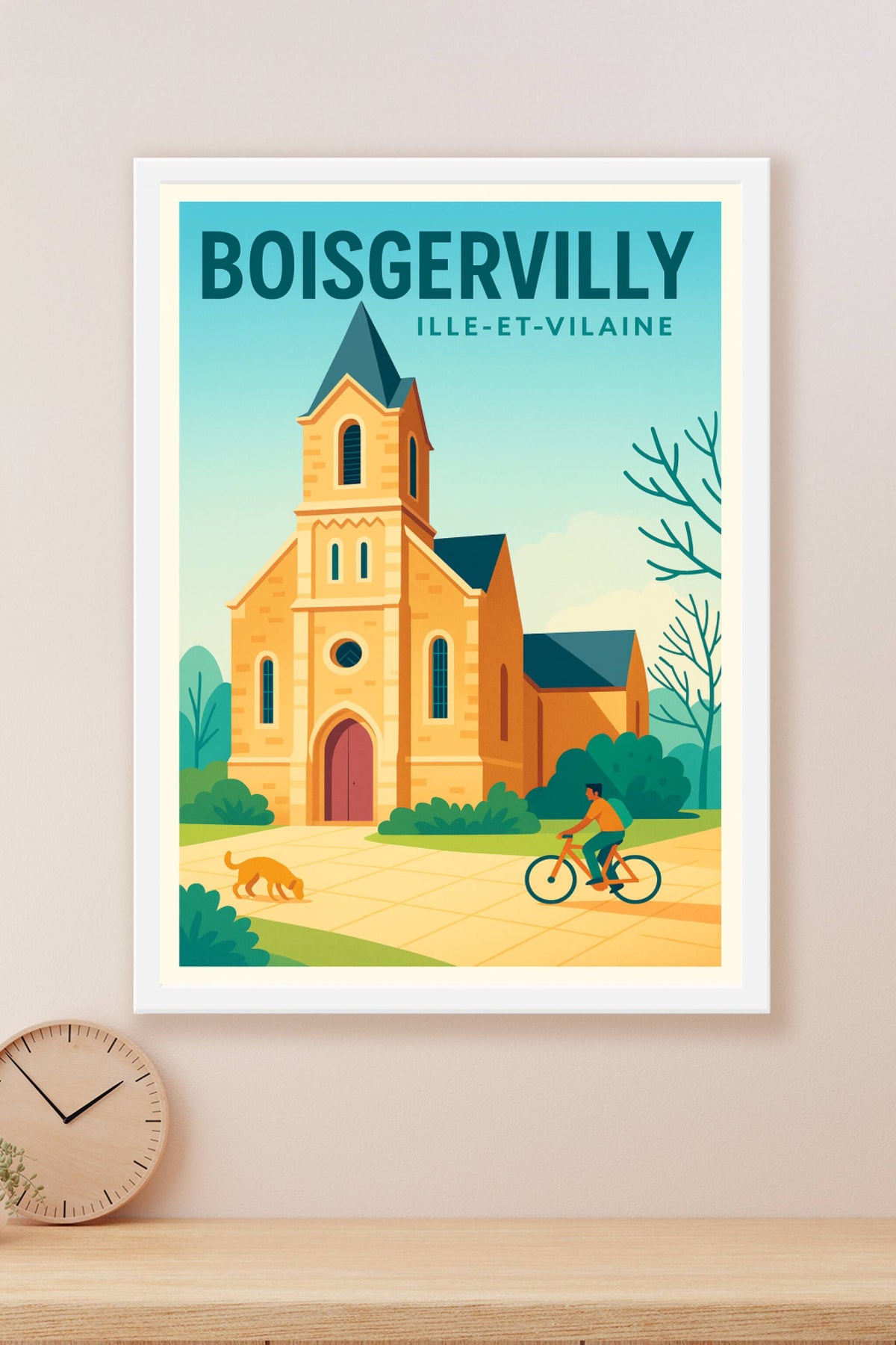 Affiche de Boisgervilly - Charme et Sérénité en Ille-et-Vilaine