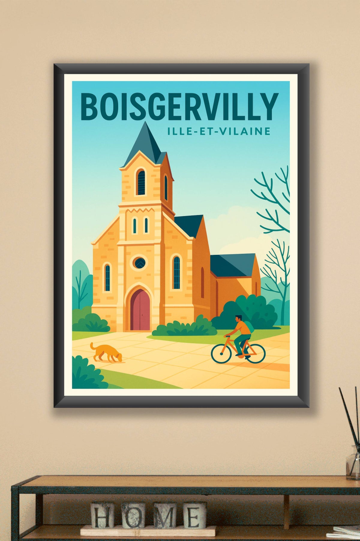 Affiche de Boisgervilly - Charme et Sérénité en Ille-et-Vilaine