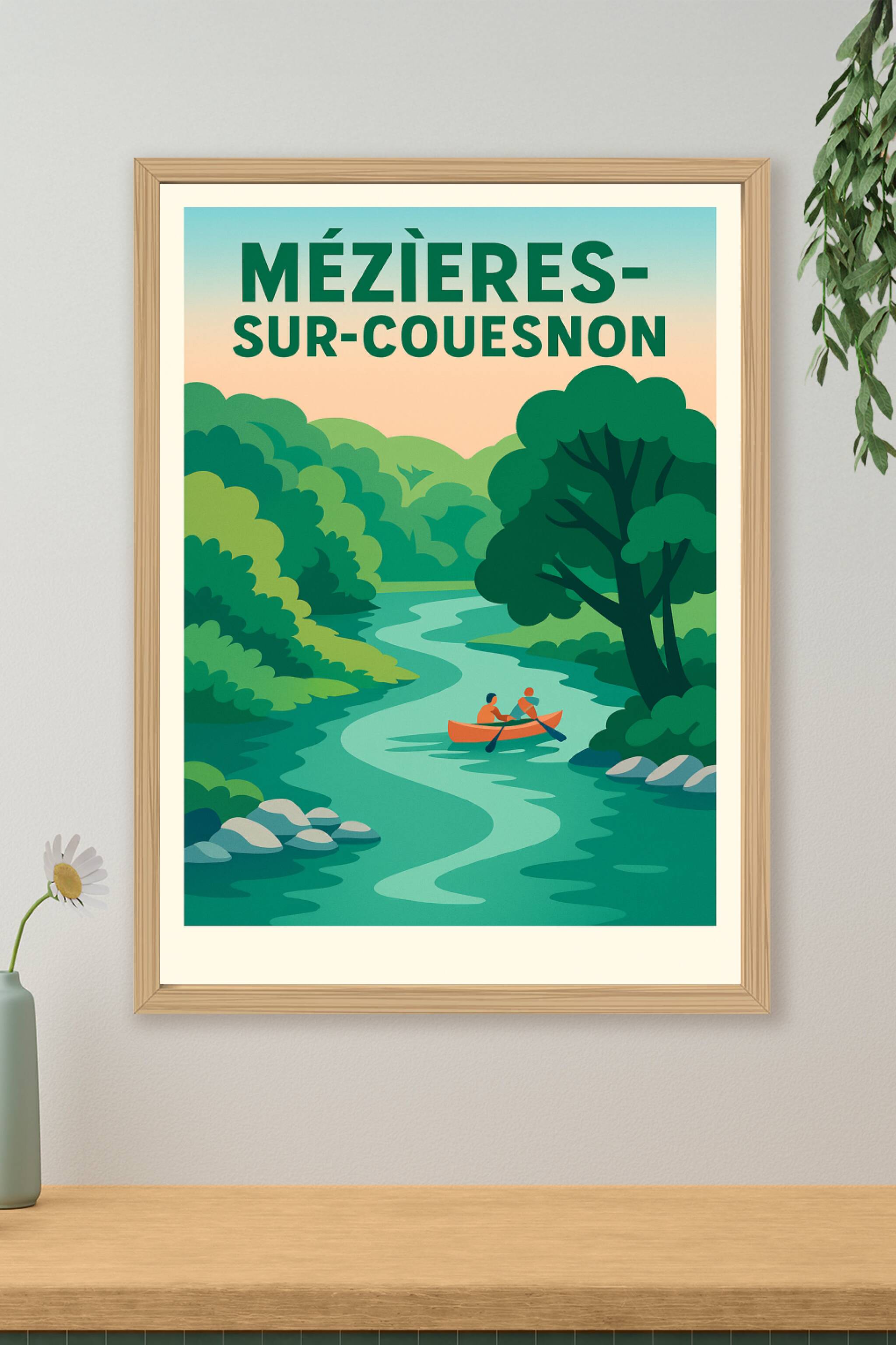 Affiche de Mézières-sur-Couesnon - Échappée Nature au Fil de l'Eau