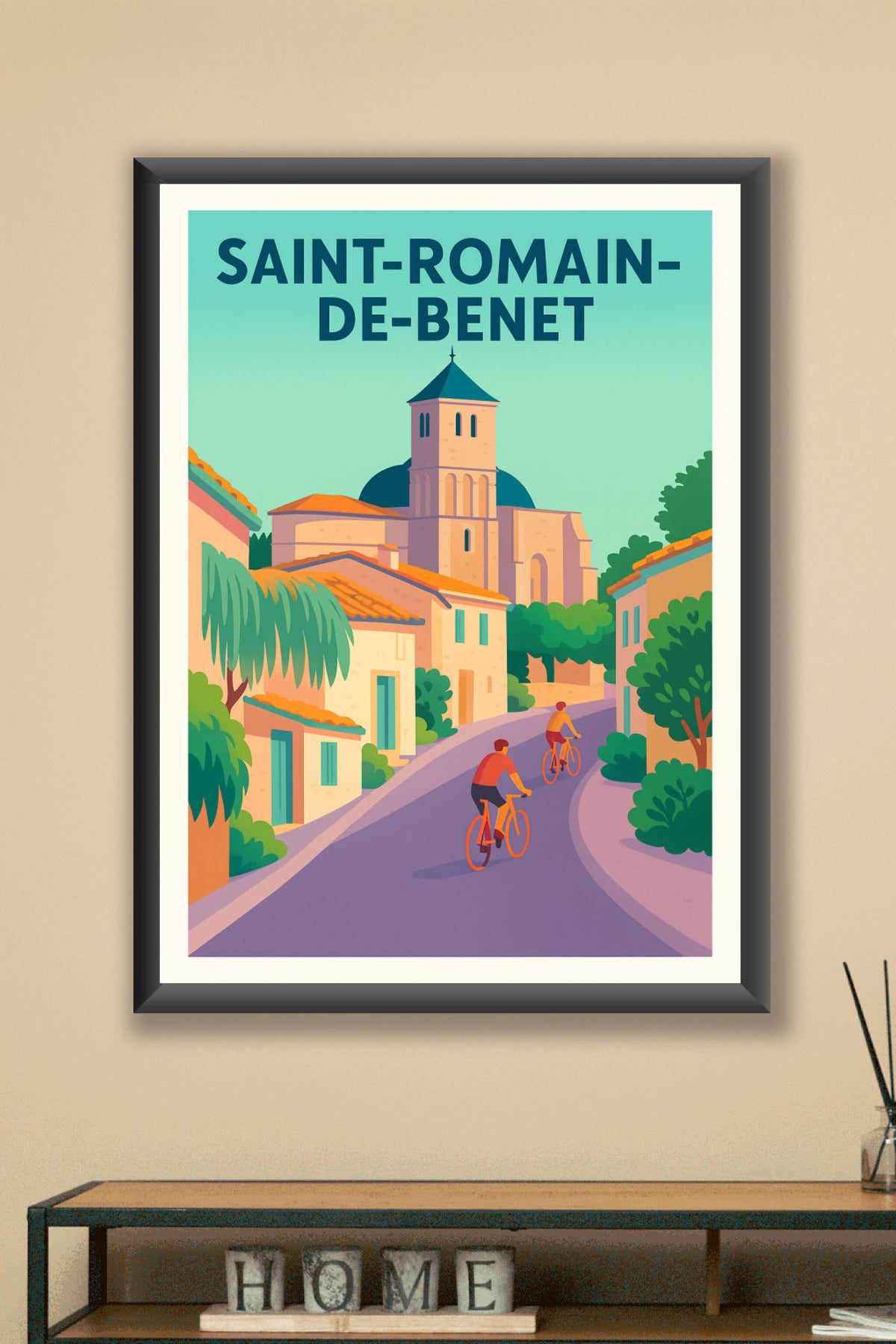 Affiche de Saint-Romain-de-Benet - Charme et douceur au cœur du village