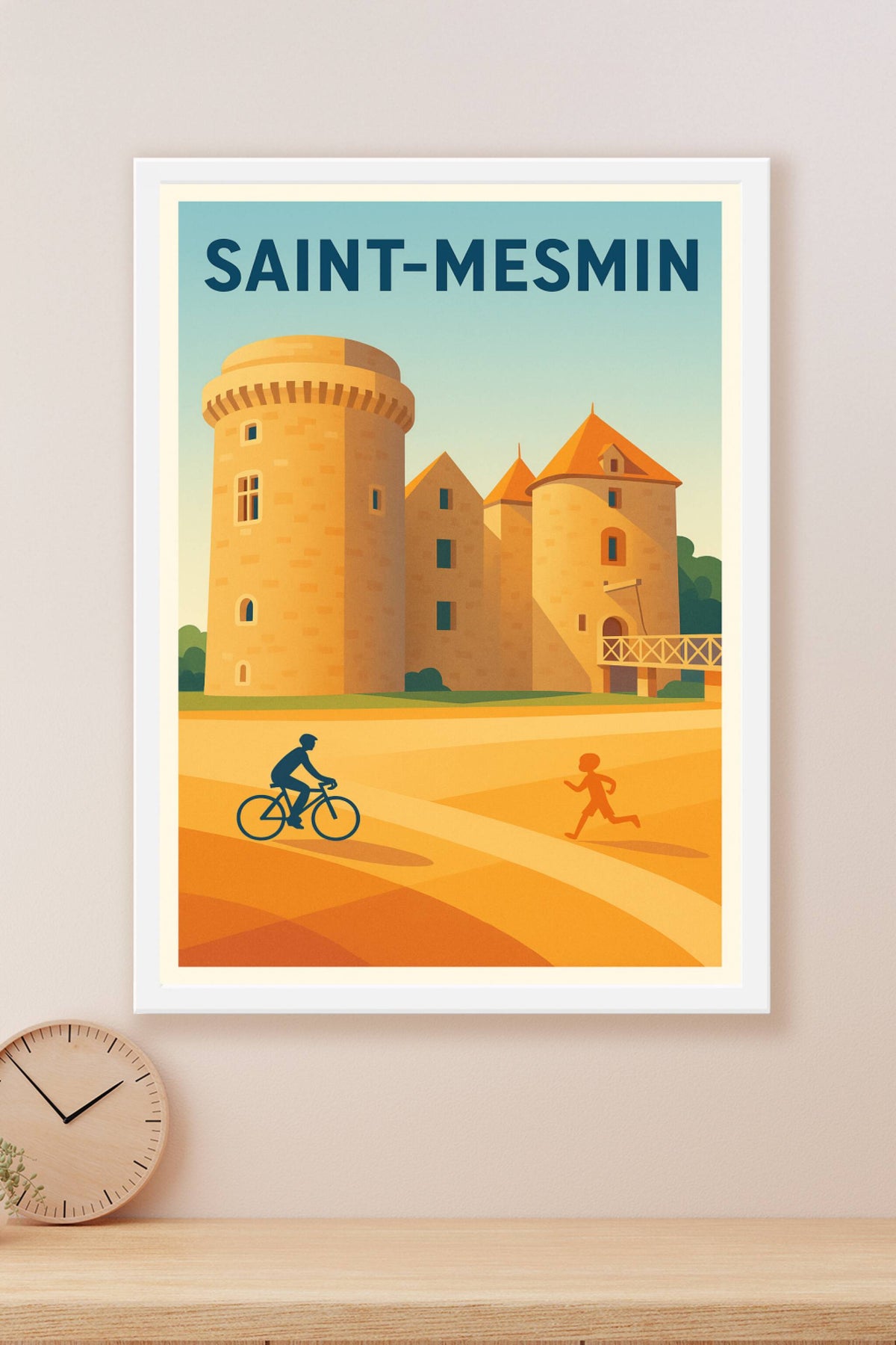 Affiche de Saint-Mesmin - L'élégance médiévale au cœur de la nature