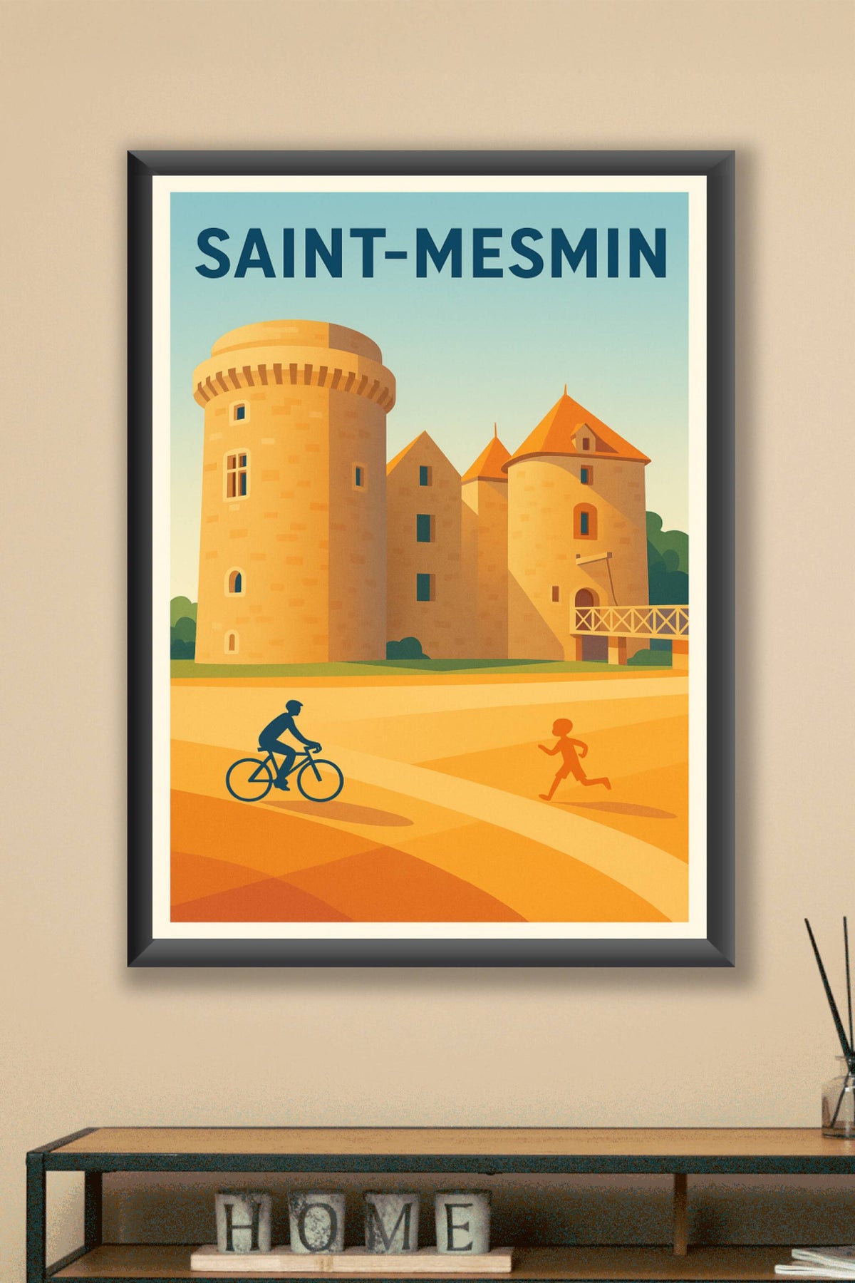 Affiche de Saint-Mesmin - L'élégance médiévale au cœur de la nature