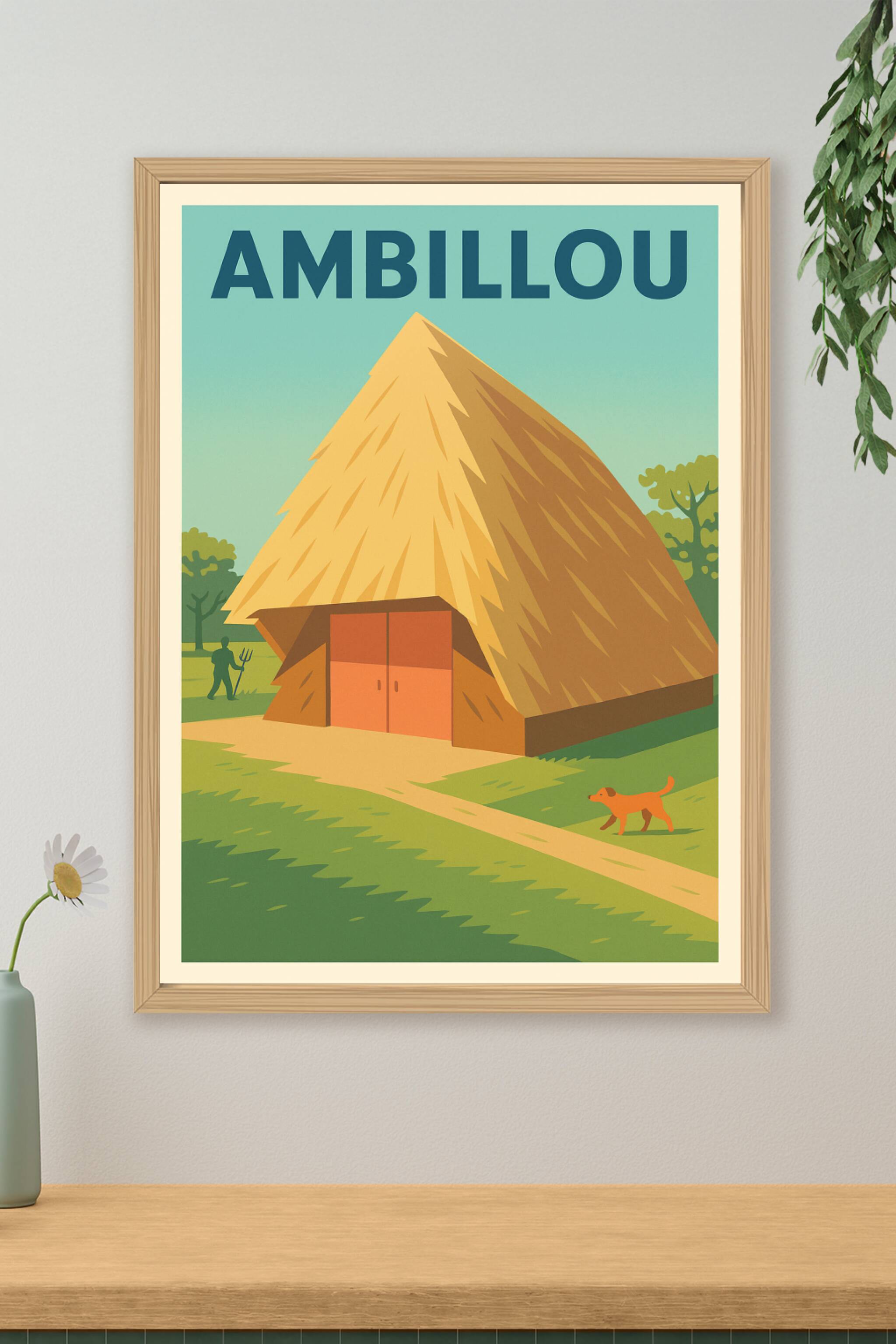 Affiche de Ambillou - Charme rural et authenticité
