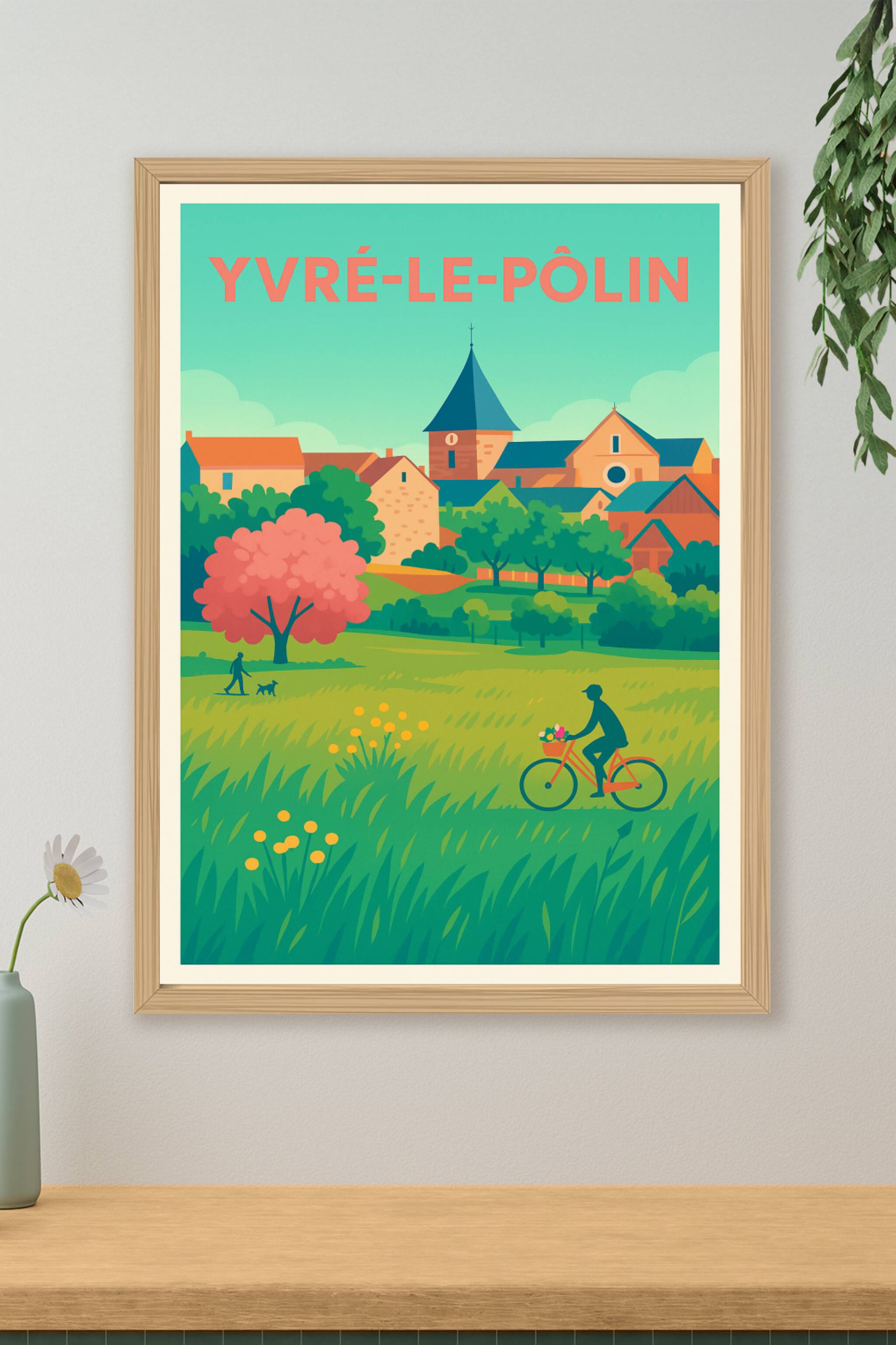 Affiche de Yvré-le-Pôlin - Escapade bucolique au cœur du village
