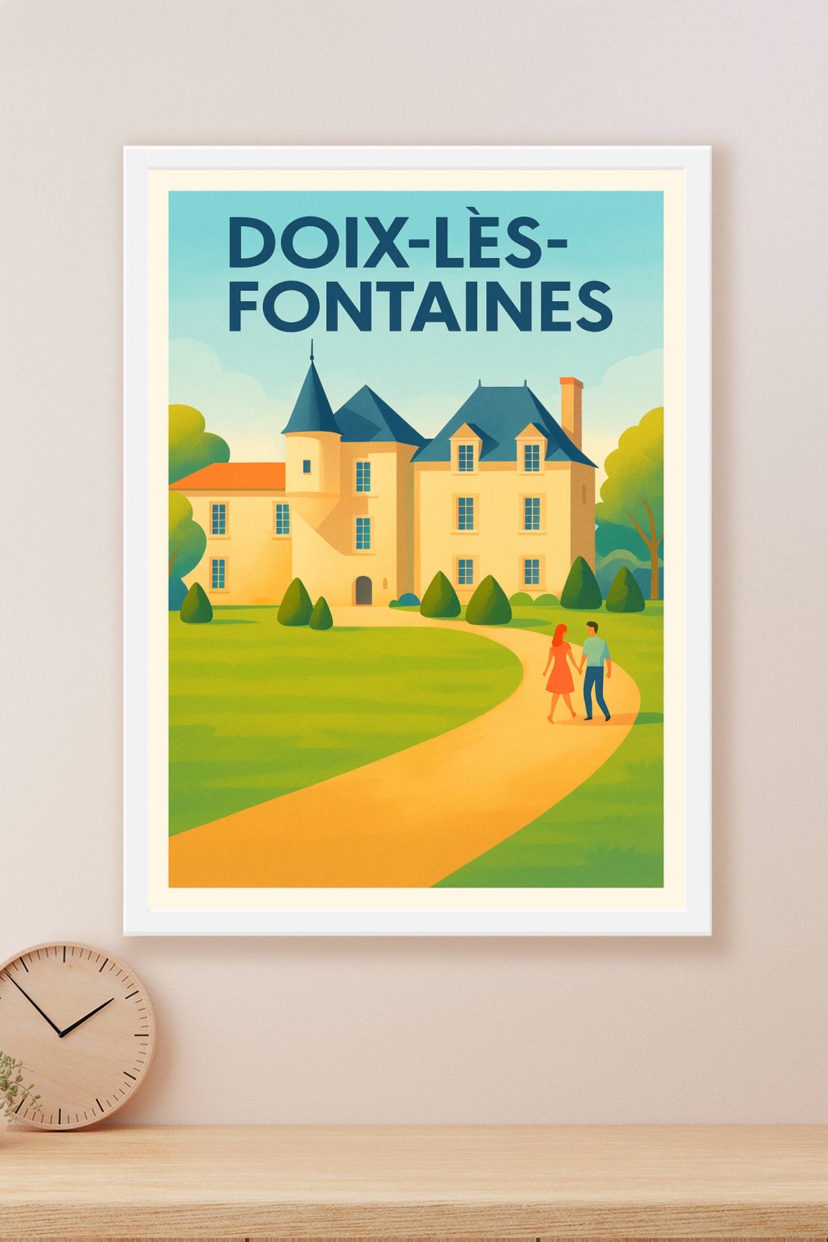 Affiche de Doix-lès-Fontaines - Charme historique et balade romantique