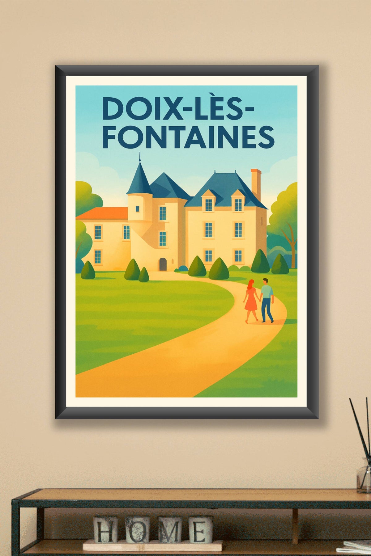Affiche de Doix-lès-Fontaines - Charme historique et balade romantique