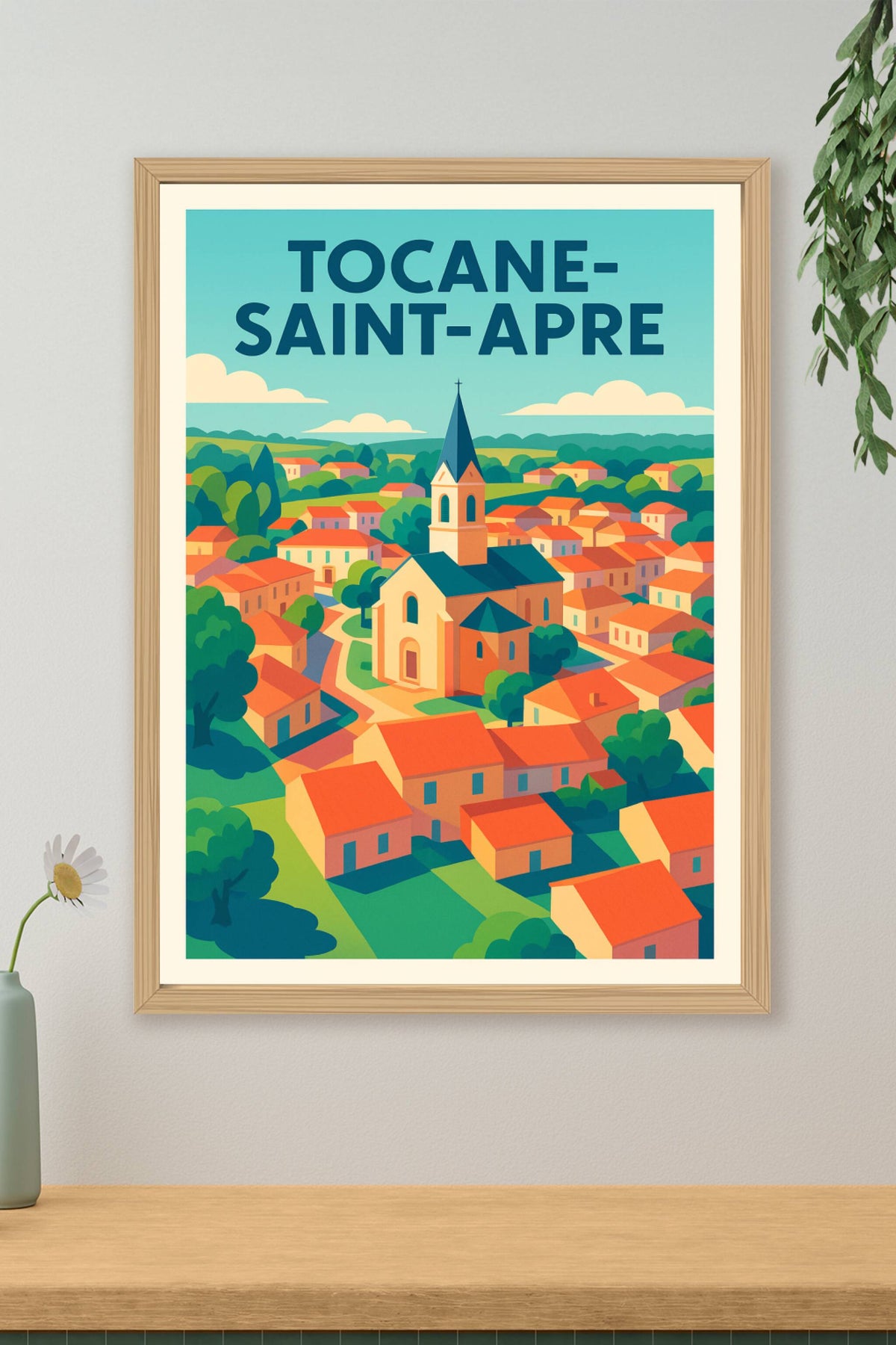 Affiche de Tocane-Saint-Apre - Charme et douceur d'un village pittoresque
