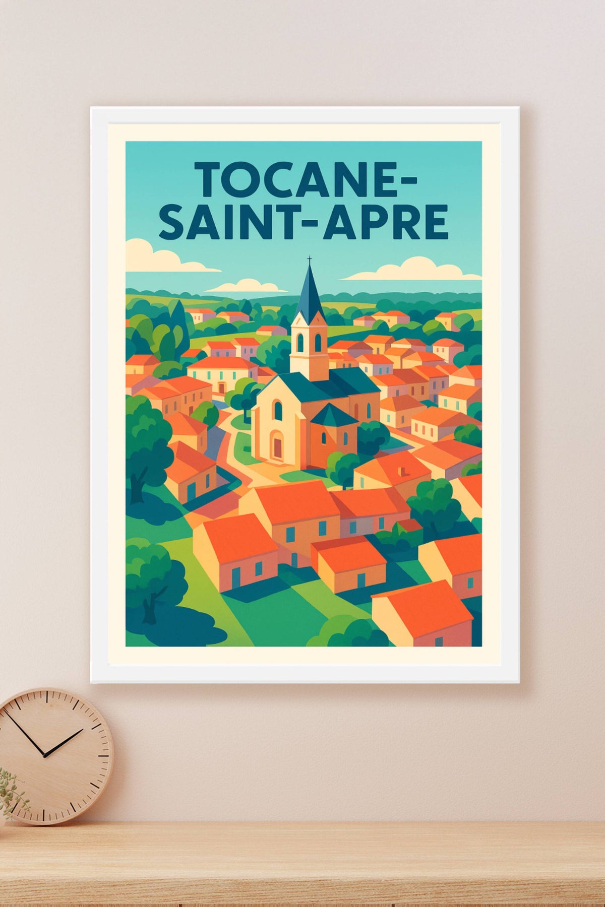 Affiche de Tocane-Saint-Apre - Charme et douceur d'un village pittoresque