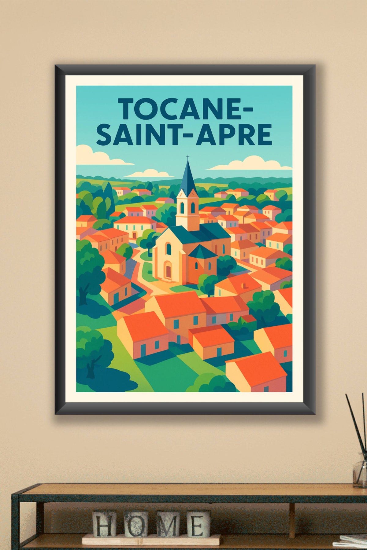 Affiche de Tocane-Saint-Apre - Charme et douceur d'un village pittoresque