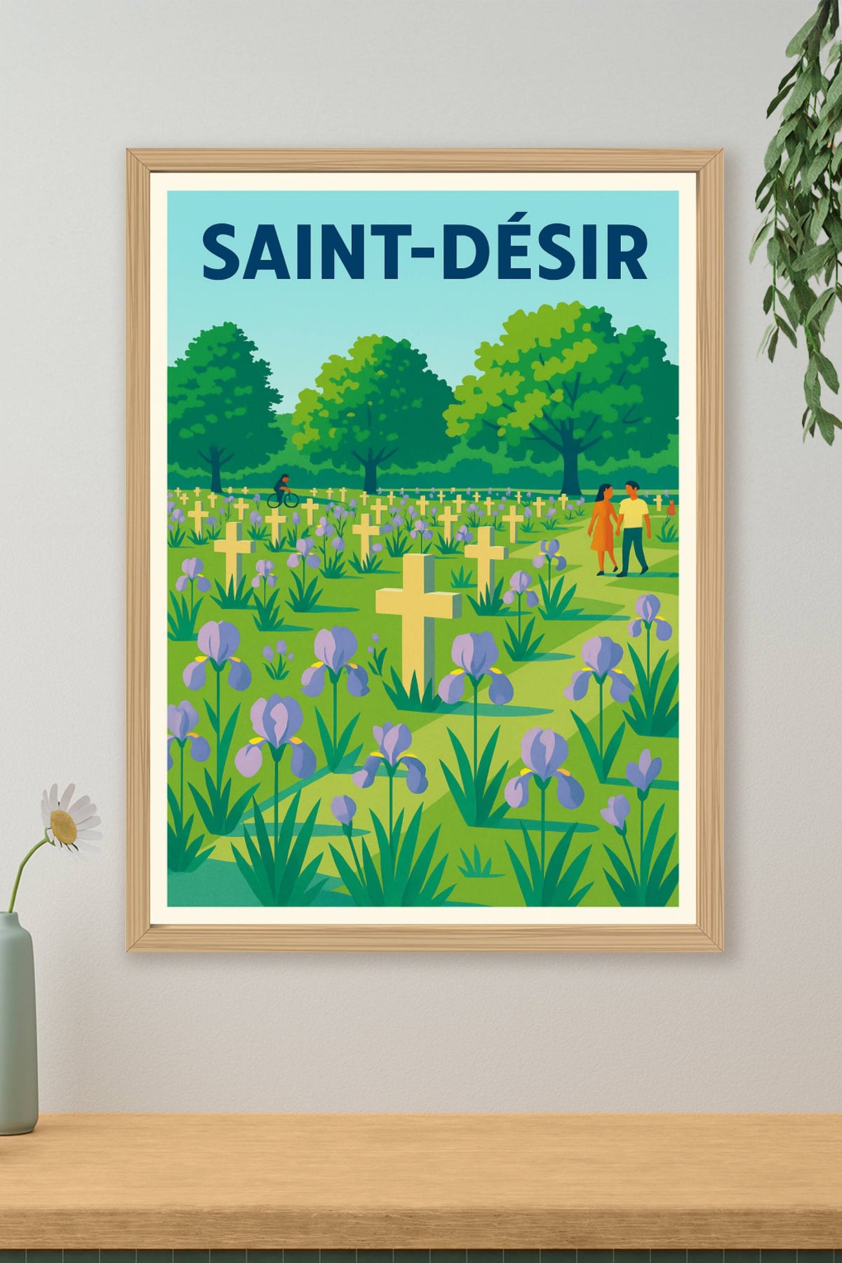 Affiche de Saint-Désir - Un hommage paisible et coloré