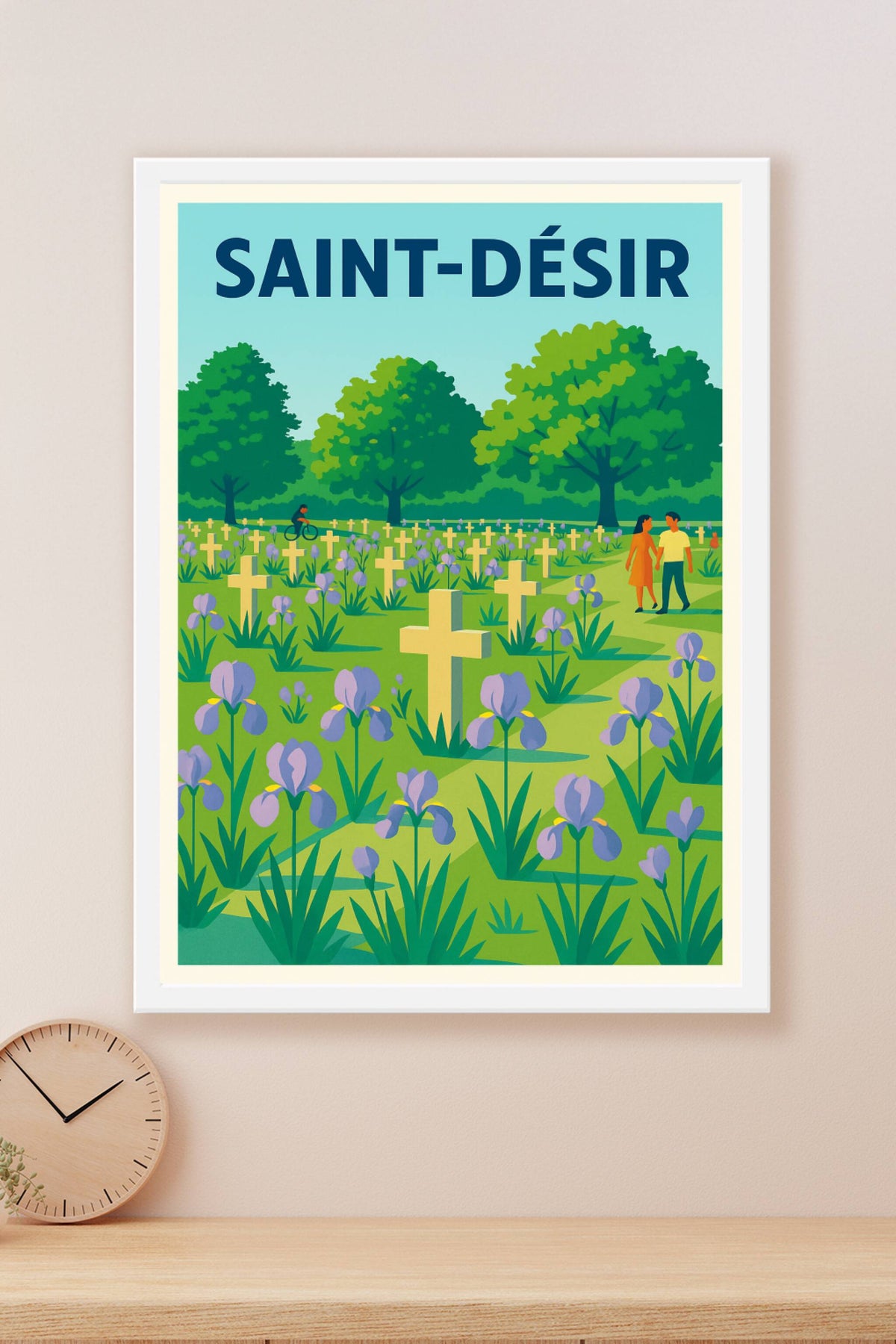 Affiche de Saint-Désir - Un hommage paisible et coloré