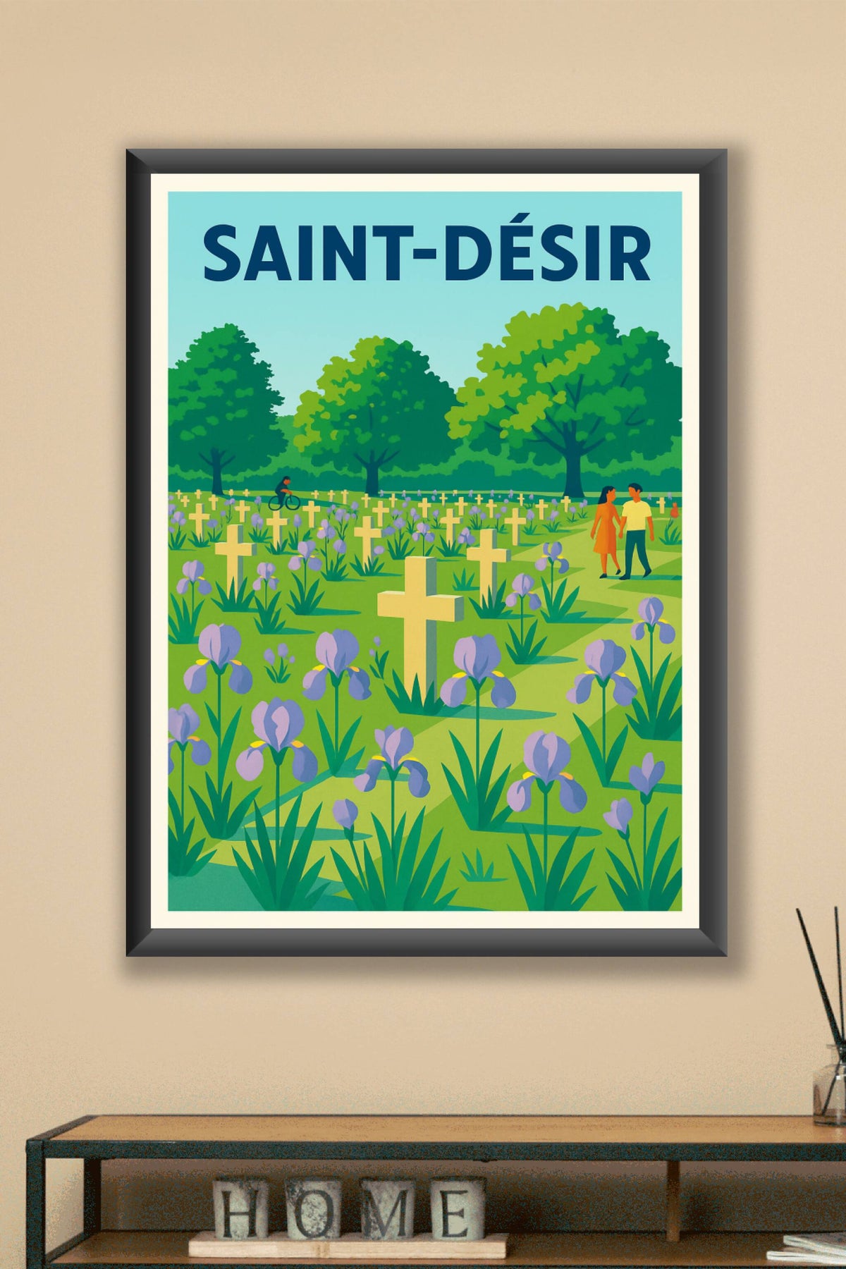 Affiche de Saint-Désir - Un hommage paisible et coloré