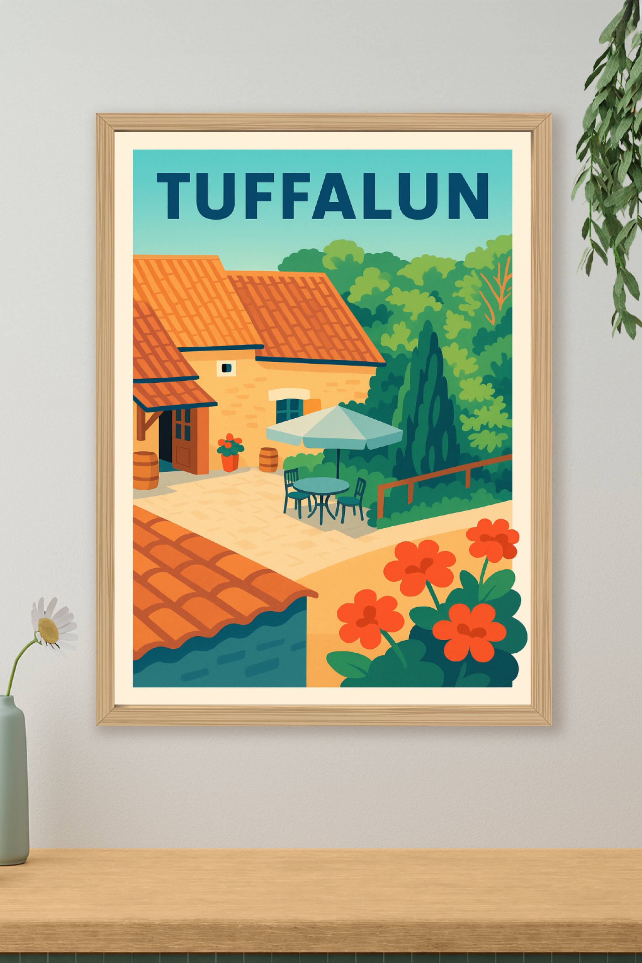 Affiche de Tuffalun - Charme paisible et nature en terrasse