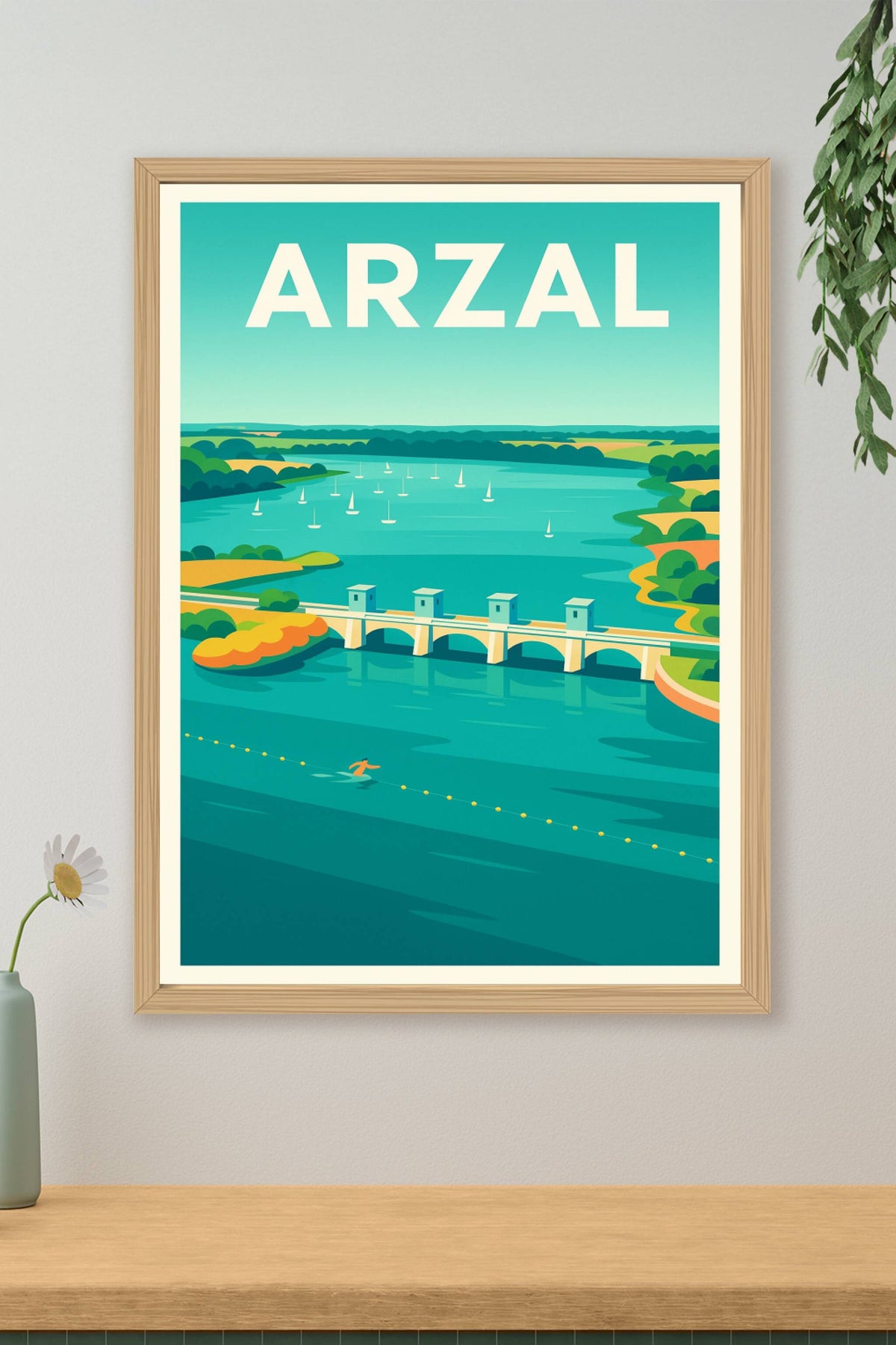 Affiche de Arzal - Plongée au cœur de la nature bretonne