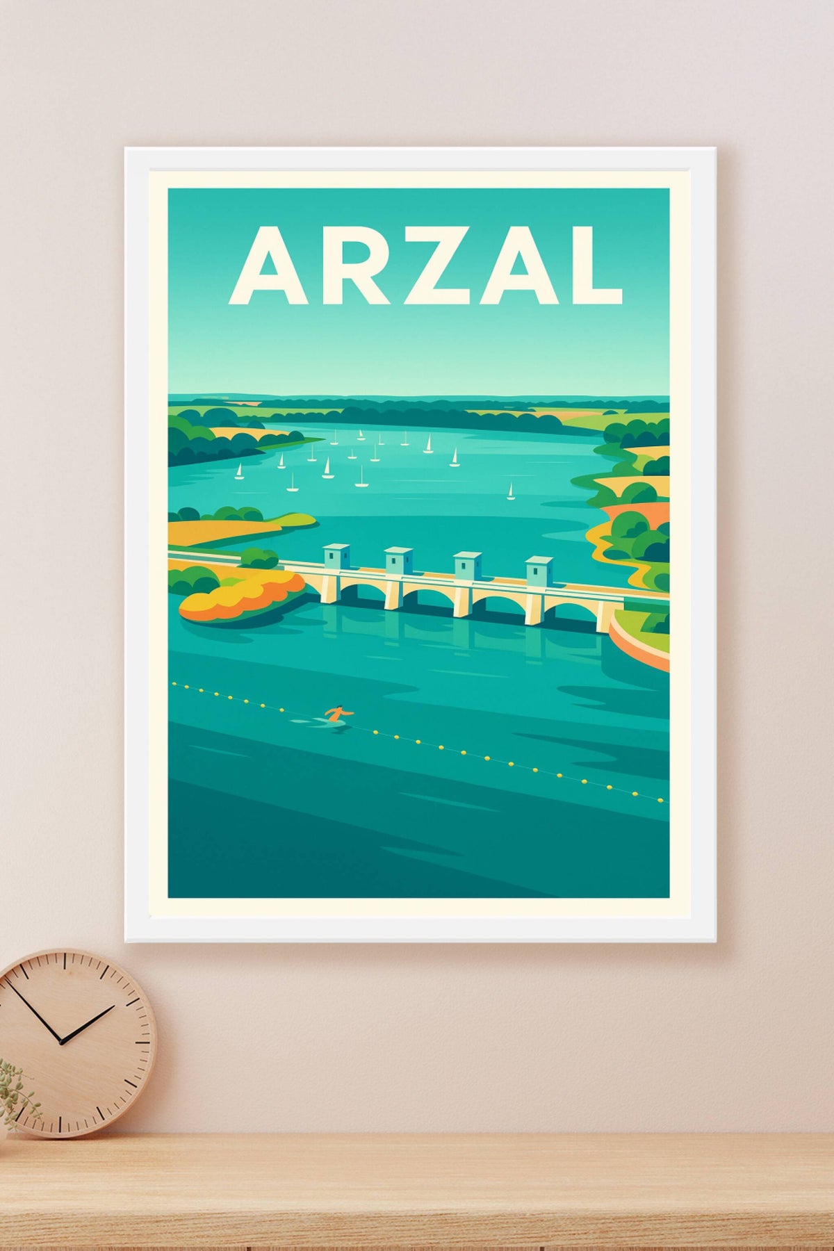 Affiche de Arzal - Plongée au cœur de la nature bretonne