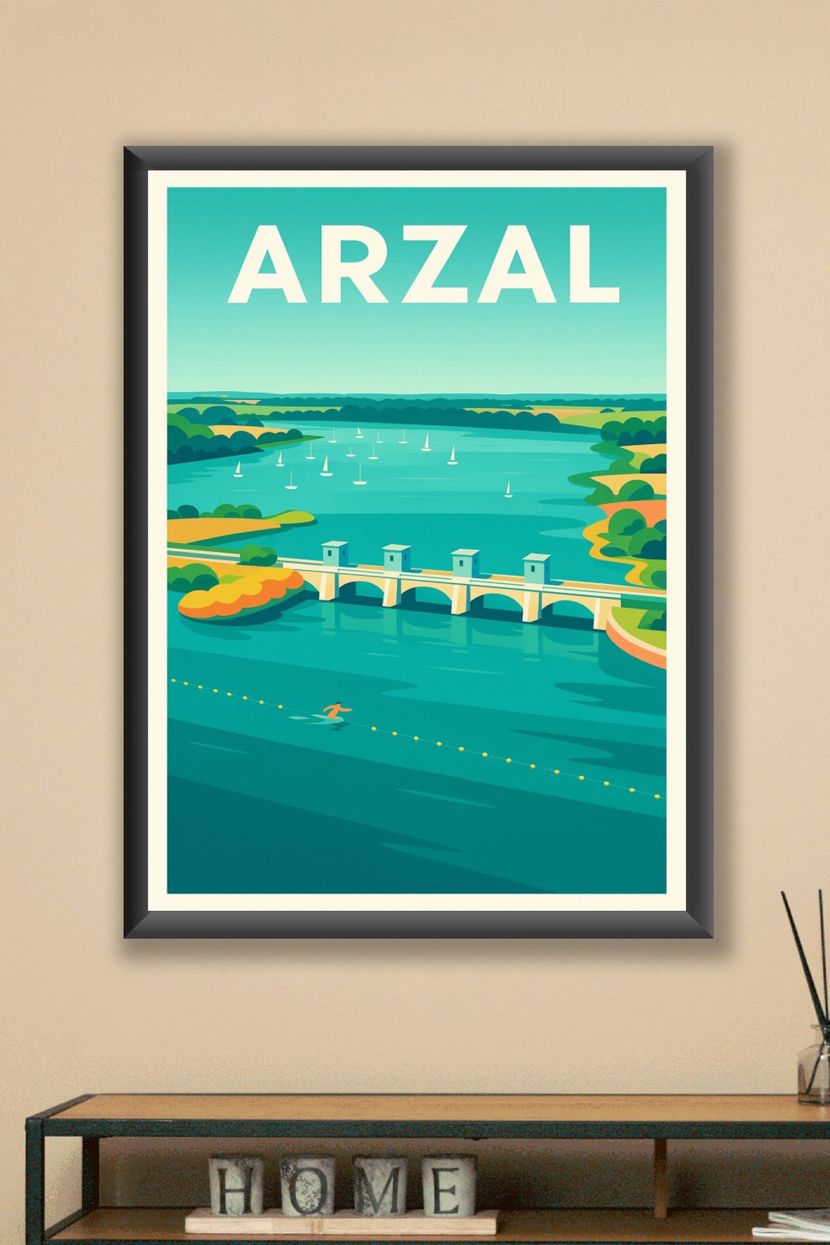 Affiche de Arzal - Plongée au cœur de la nature bretonne