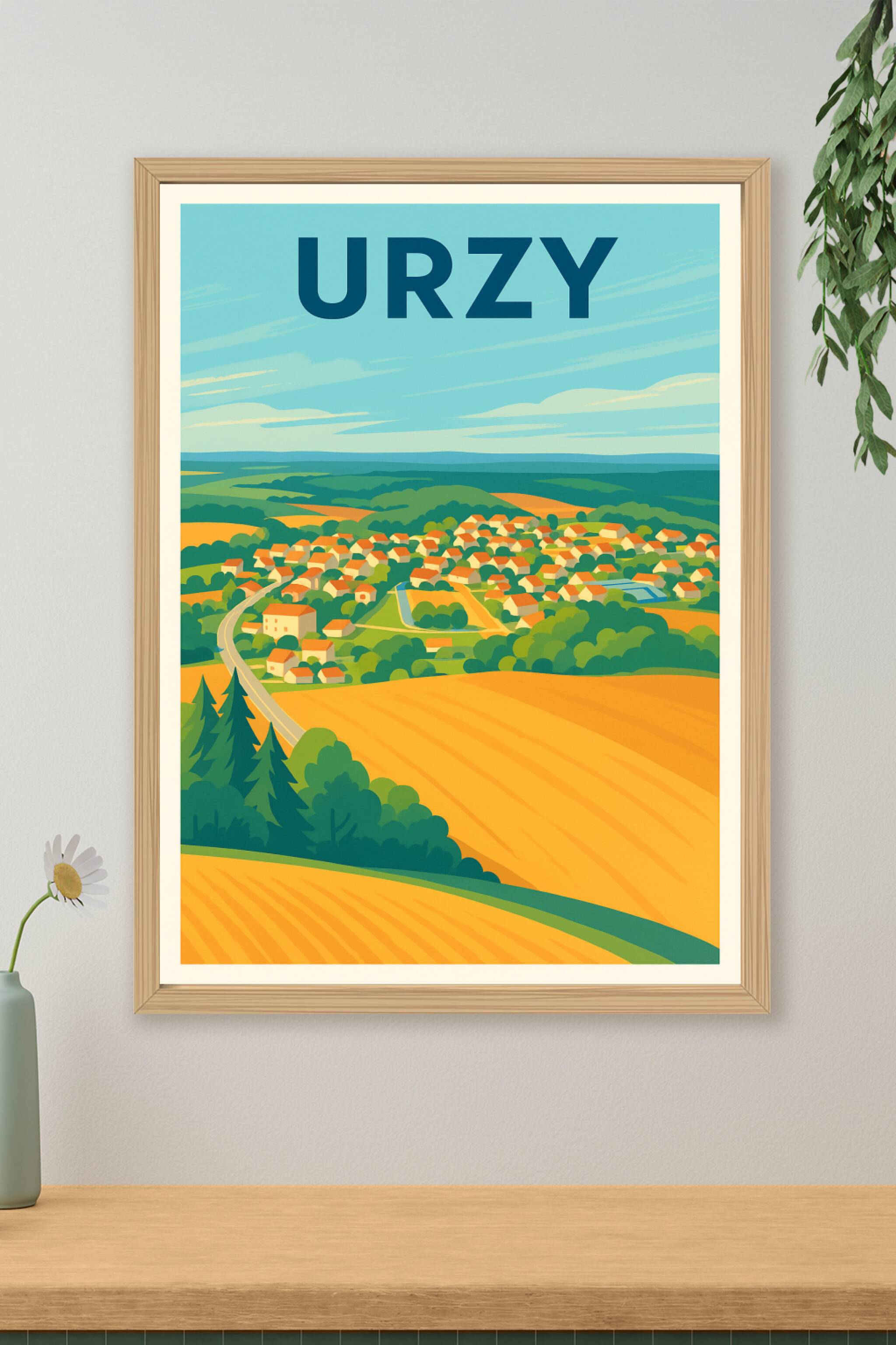 Affiche de Urzy - Charme et sérénité au cœur de la nature