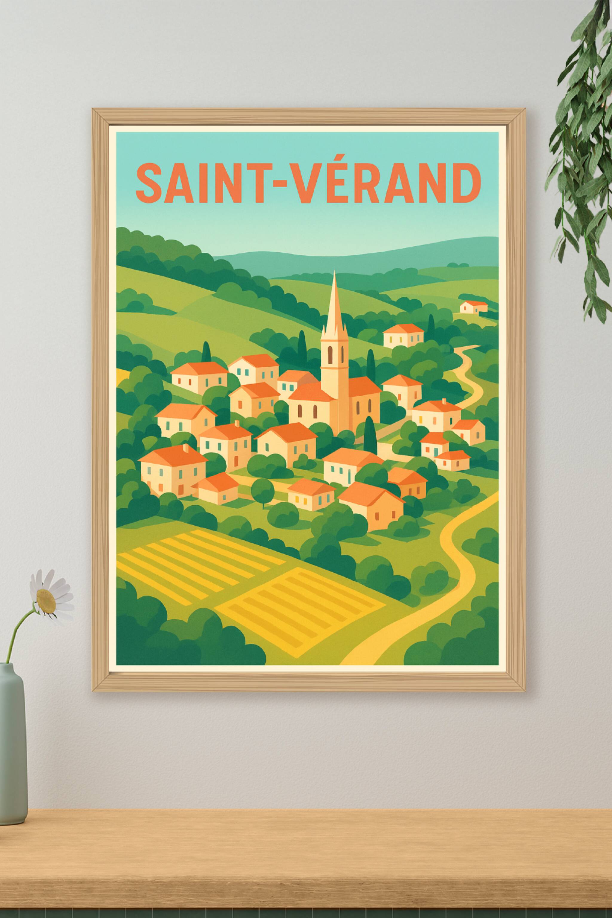 Affiche de Saint-Vérand - Charme et quiétude en pleine nature