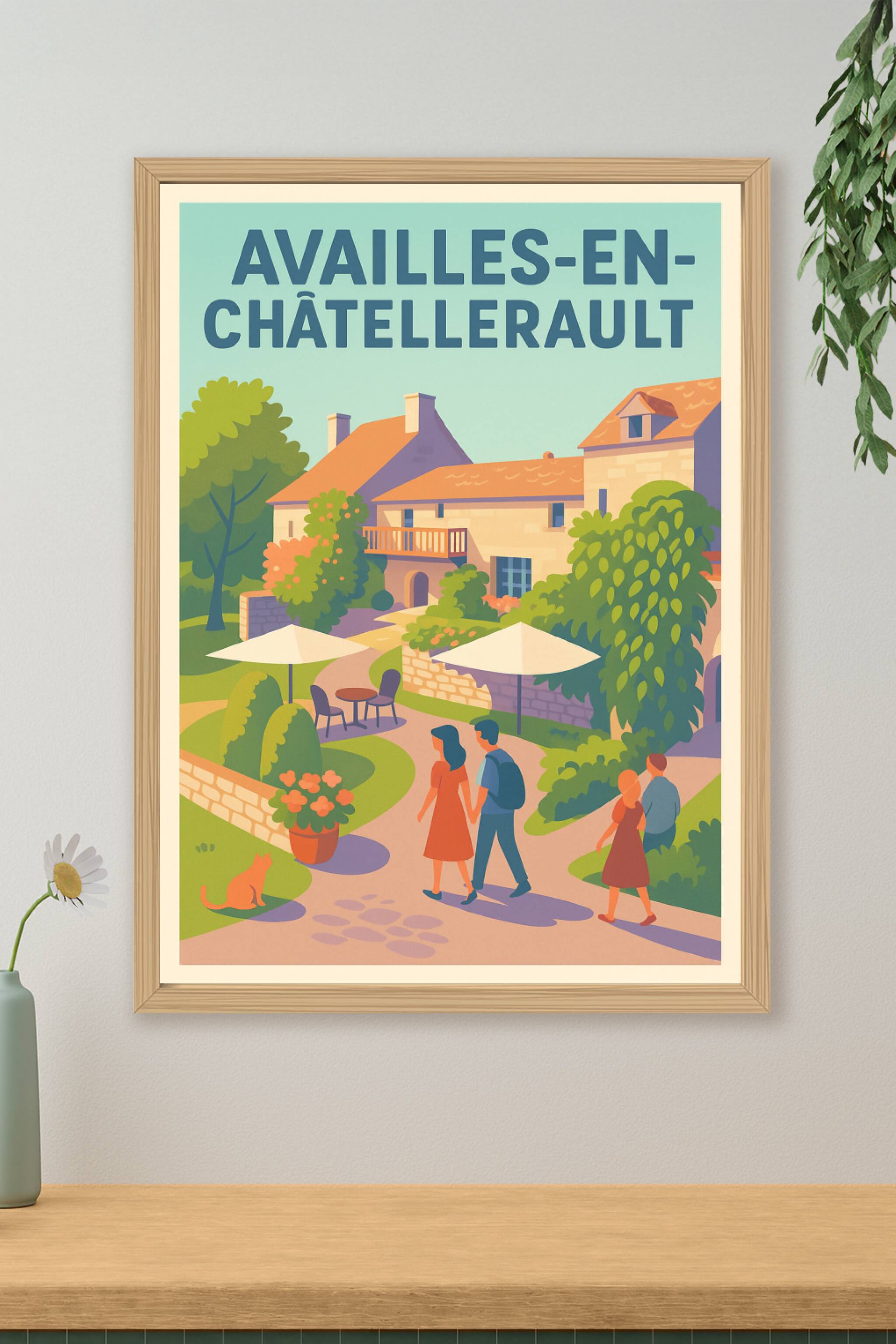 Affiche de Availles-en-Châtellerault - Charme et nature en douceur