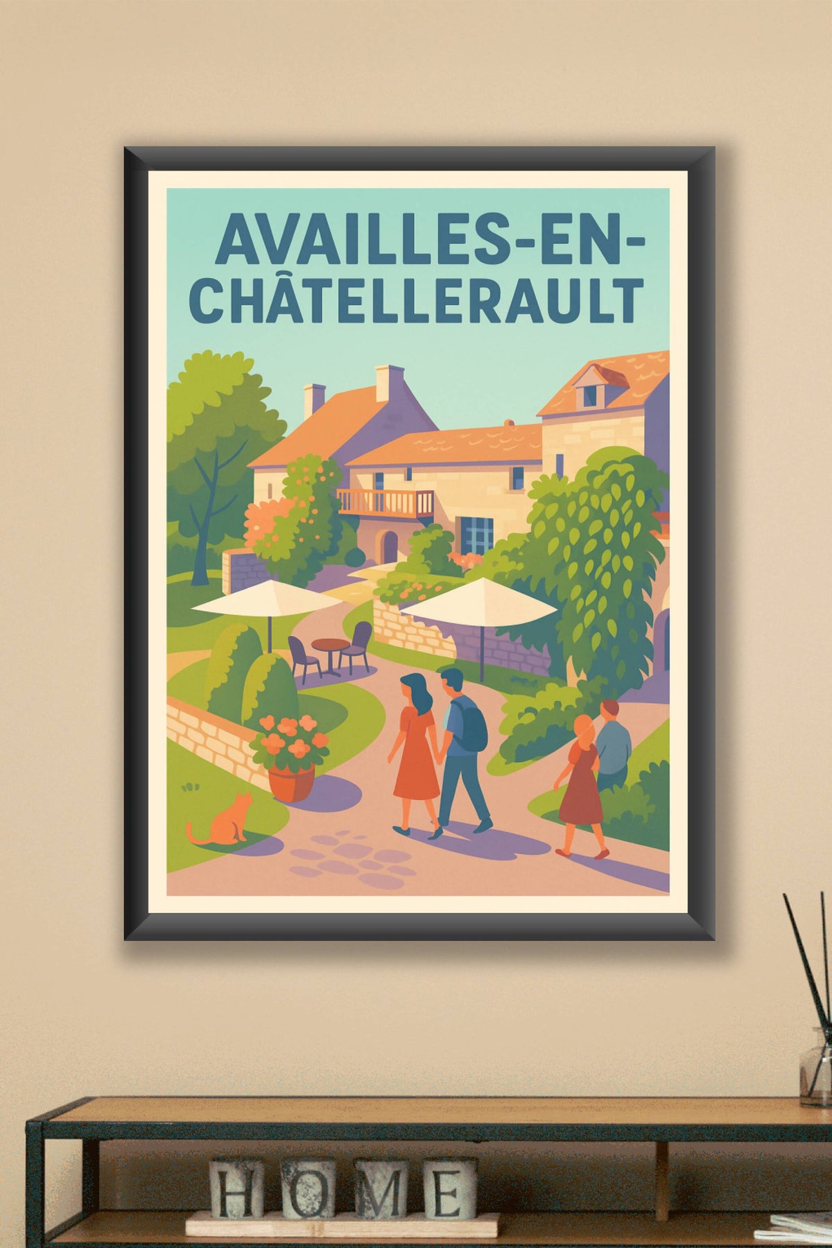Affiche de Availles-en-Châtellerault - Charme et nature en douceur