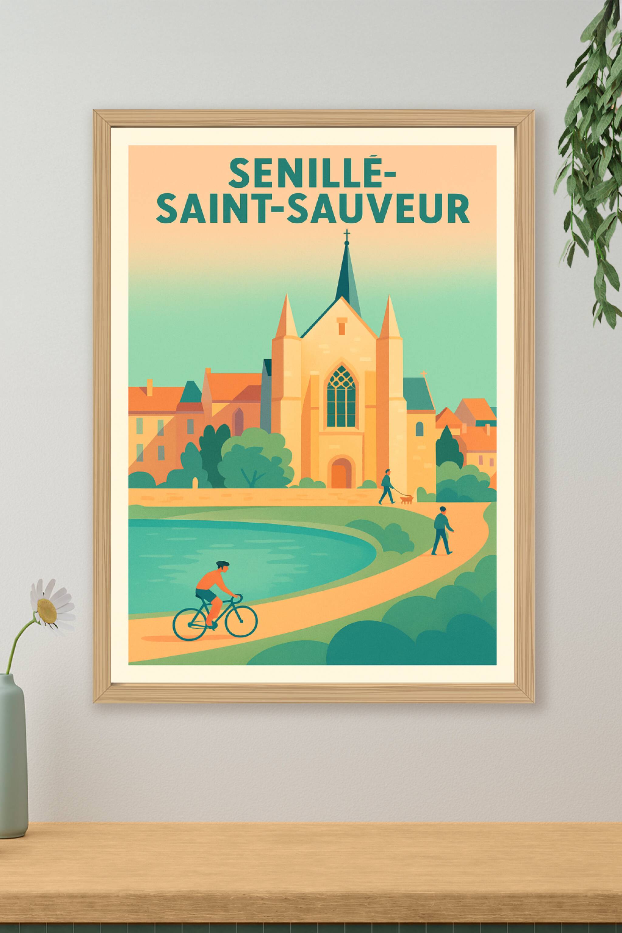 Affiche de Senillé-Saint-Sauveur - Charme intemporel au fil de l'eau