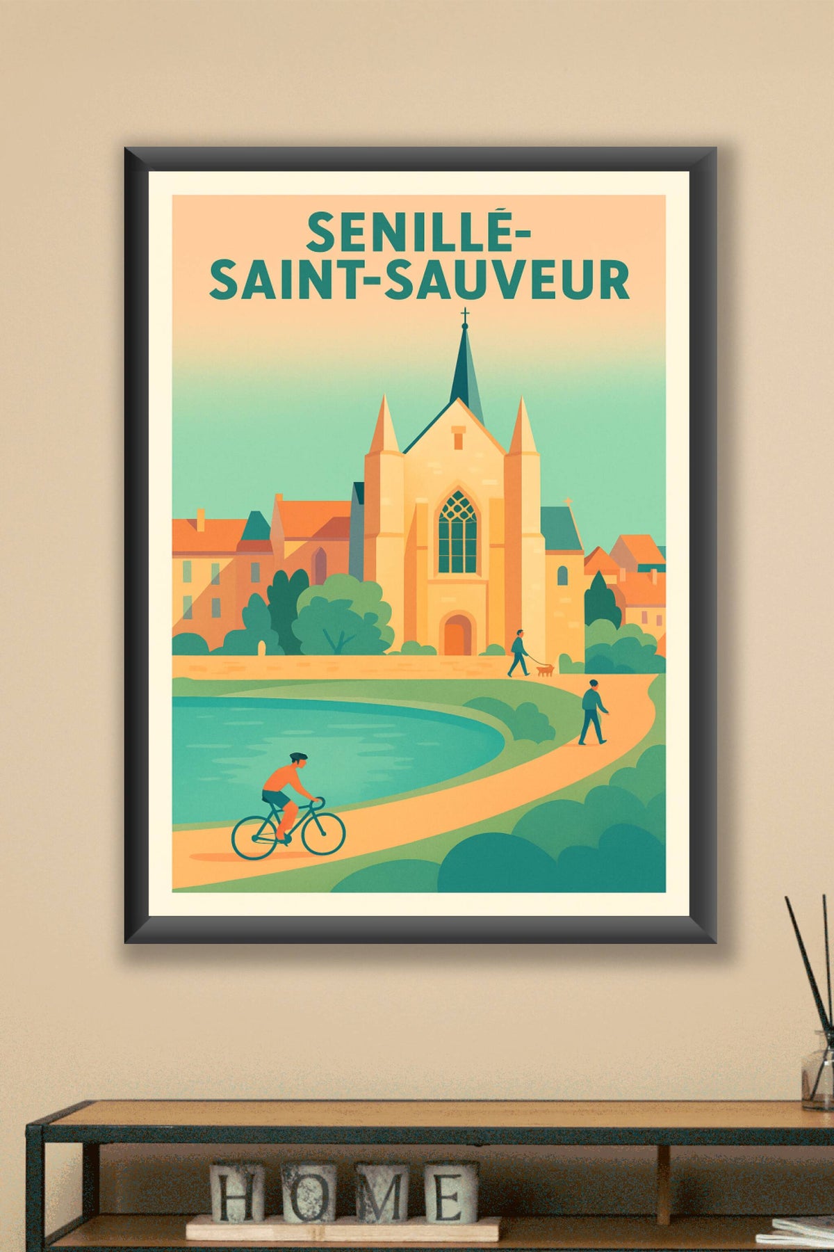 Affiche de Senillé-Saint-Sauveur - Charme intemporel au fil de l'eau