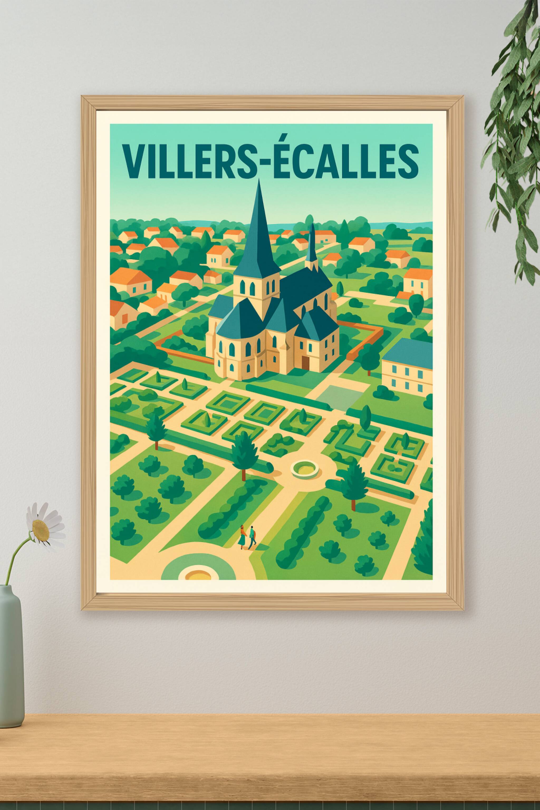 Affiche de Villers-Écalles - Charme et sérénité au cœur de la Normandie