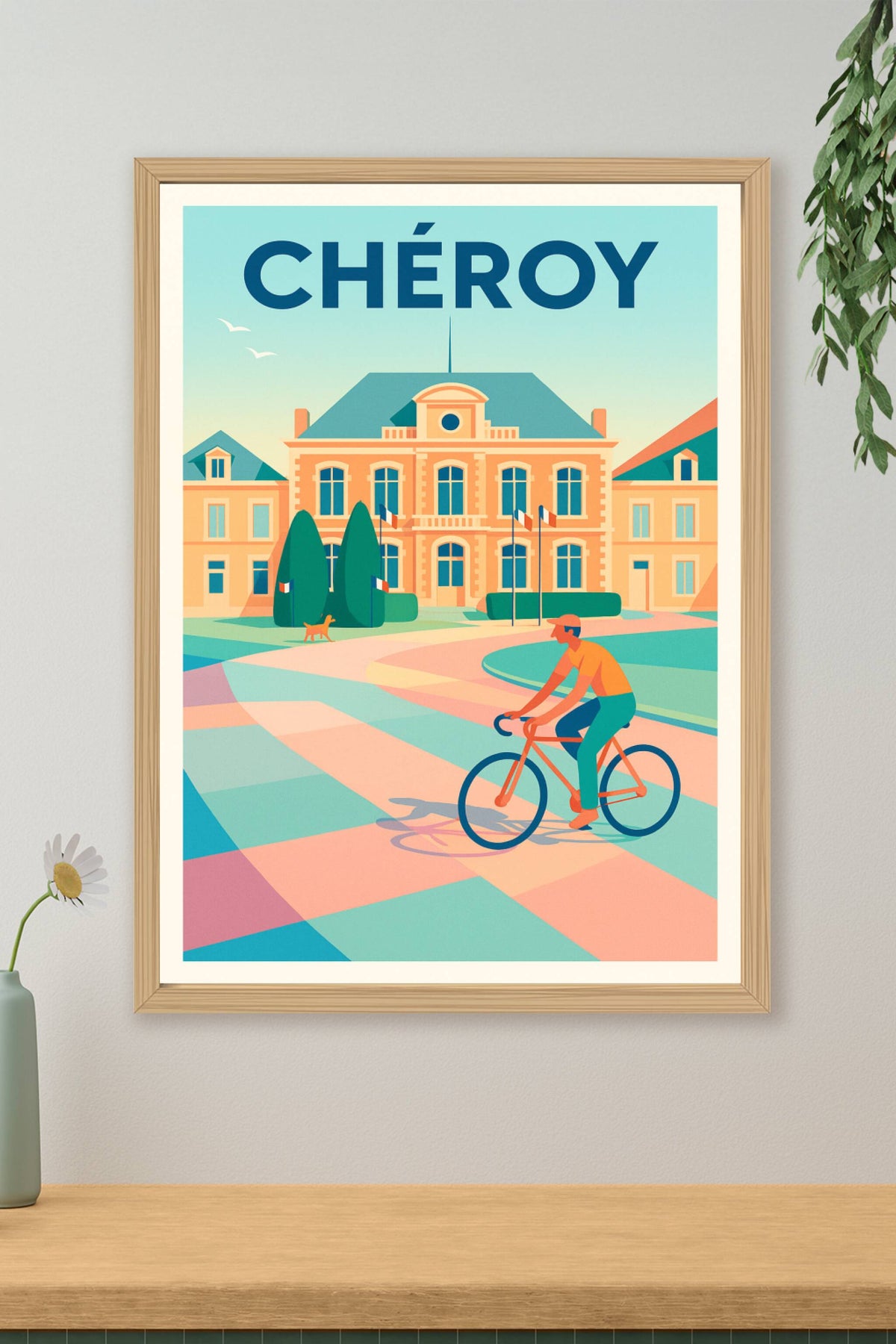 Affiche de Chéroy - L'élégance paisible au cœur de la ville