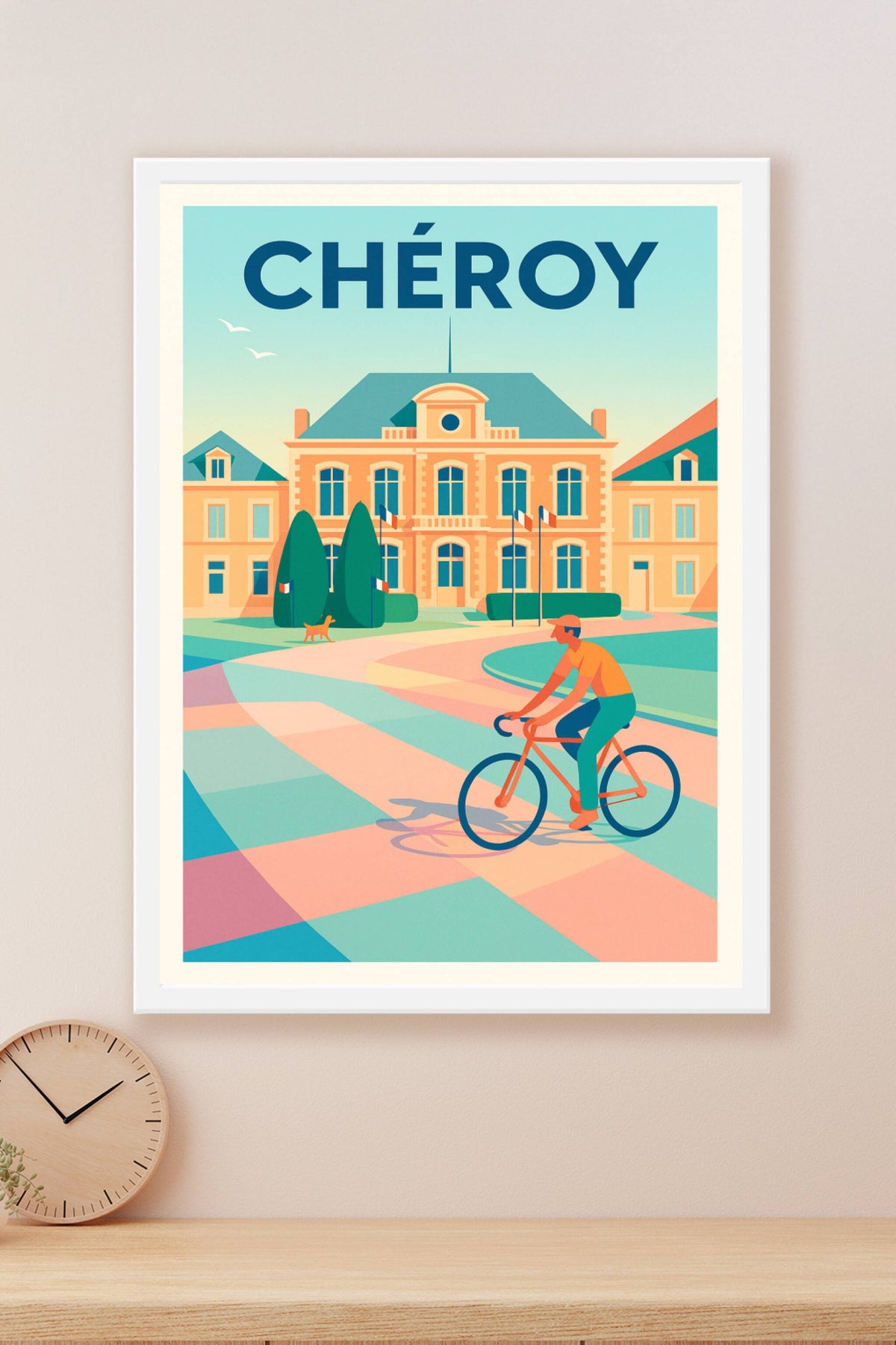 Affiche de Chéroy - L'élégance paisible au cœur de la ville