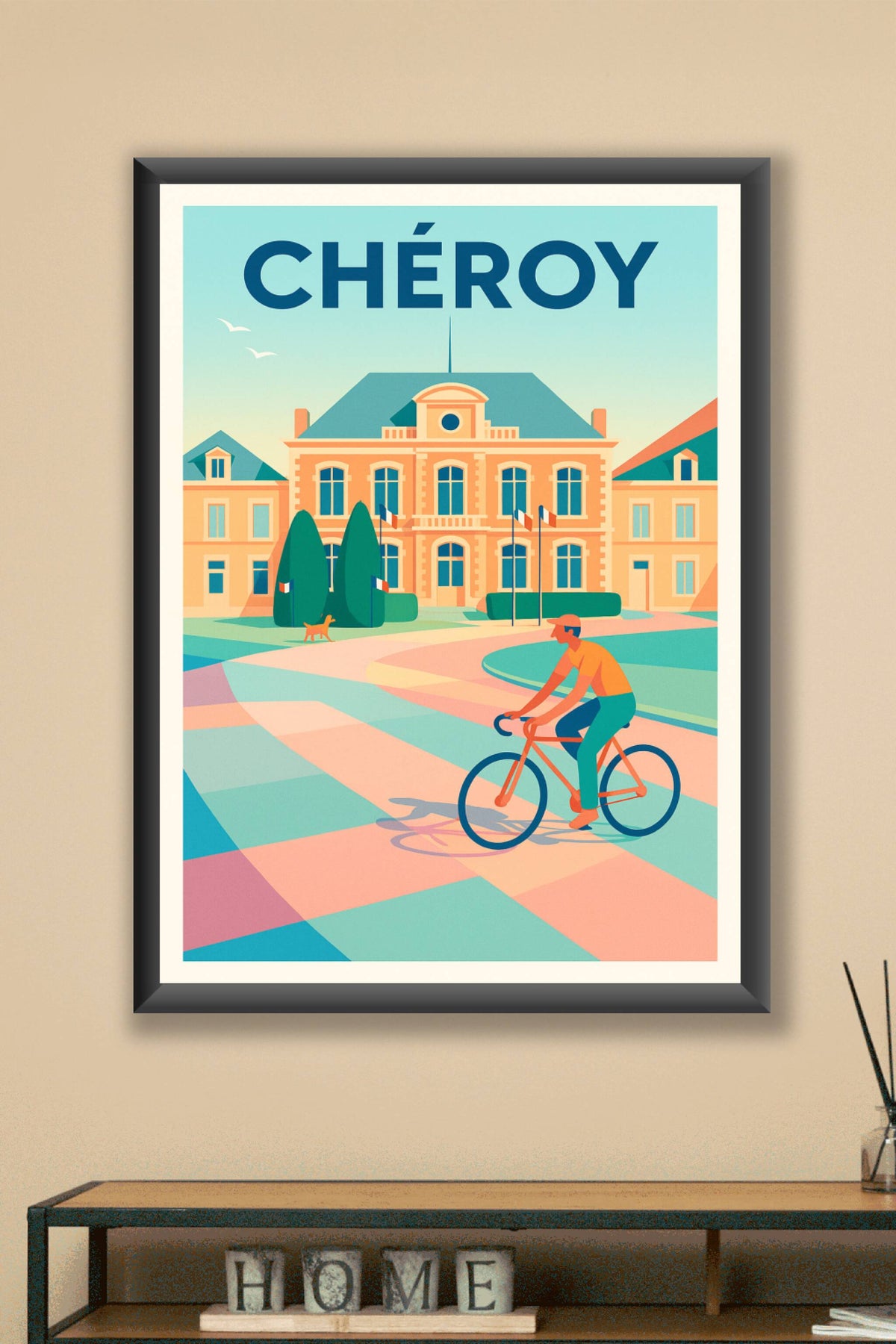 Affiche de Chéroy - L'élégance paisible au cœur de la ville
