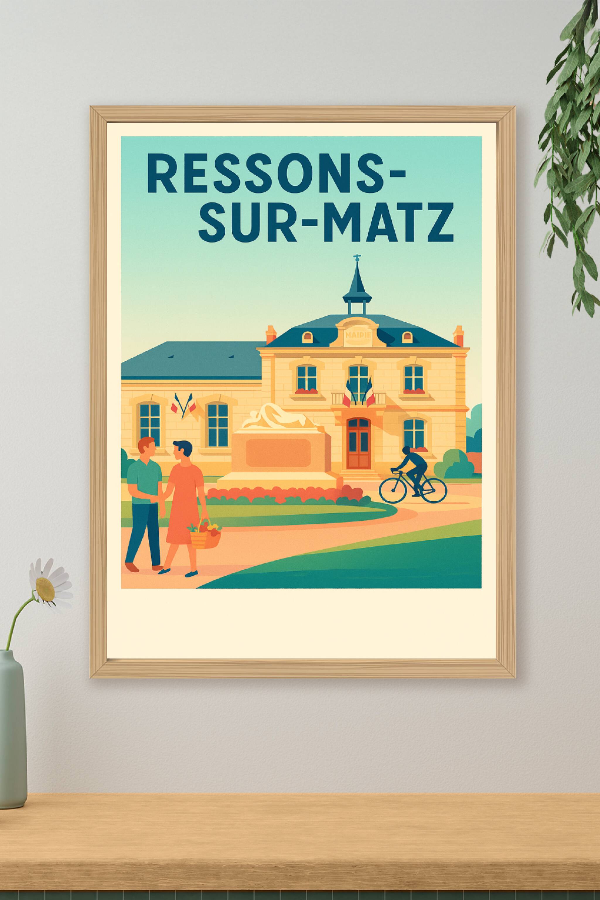 Affiche de Ressons-sur-Matz - Charme et sérénité au cœur du village