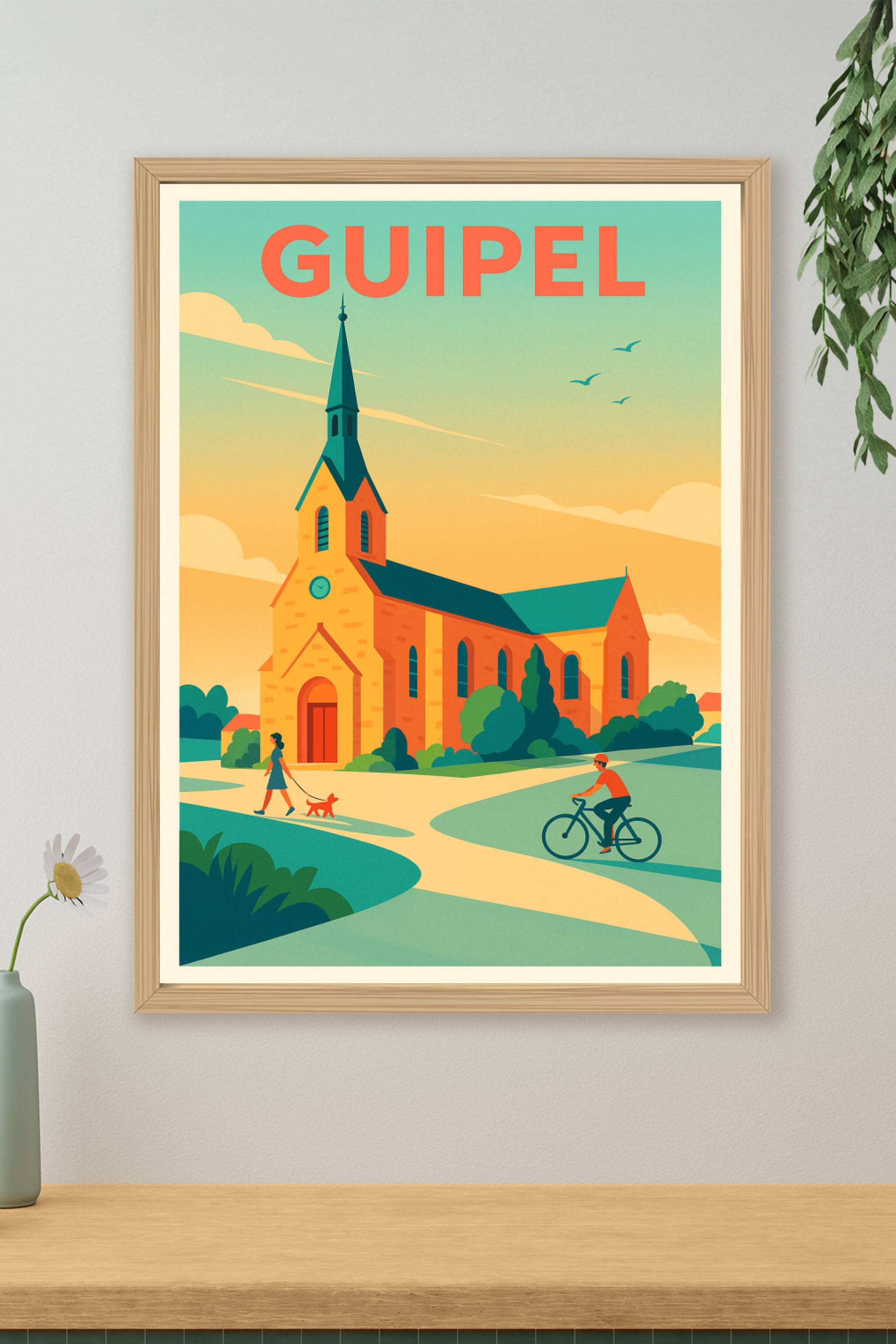 Affiche de Guipel - Charme paisible au cœur du village