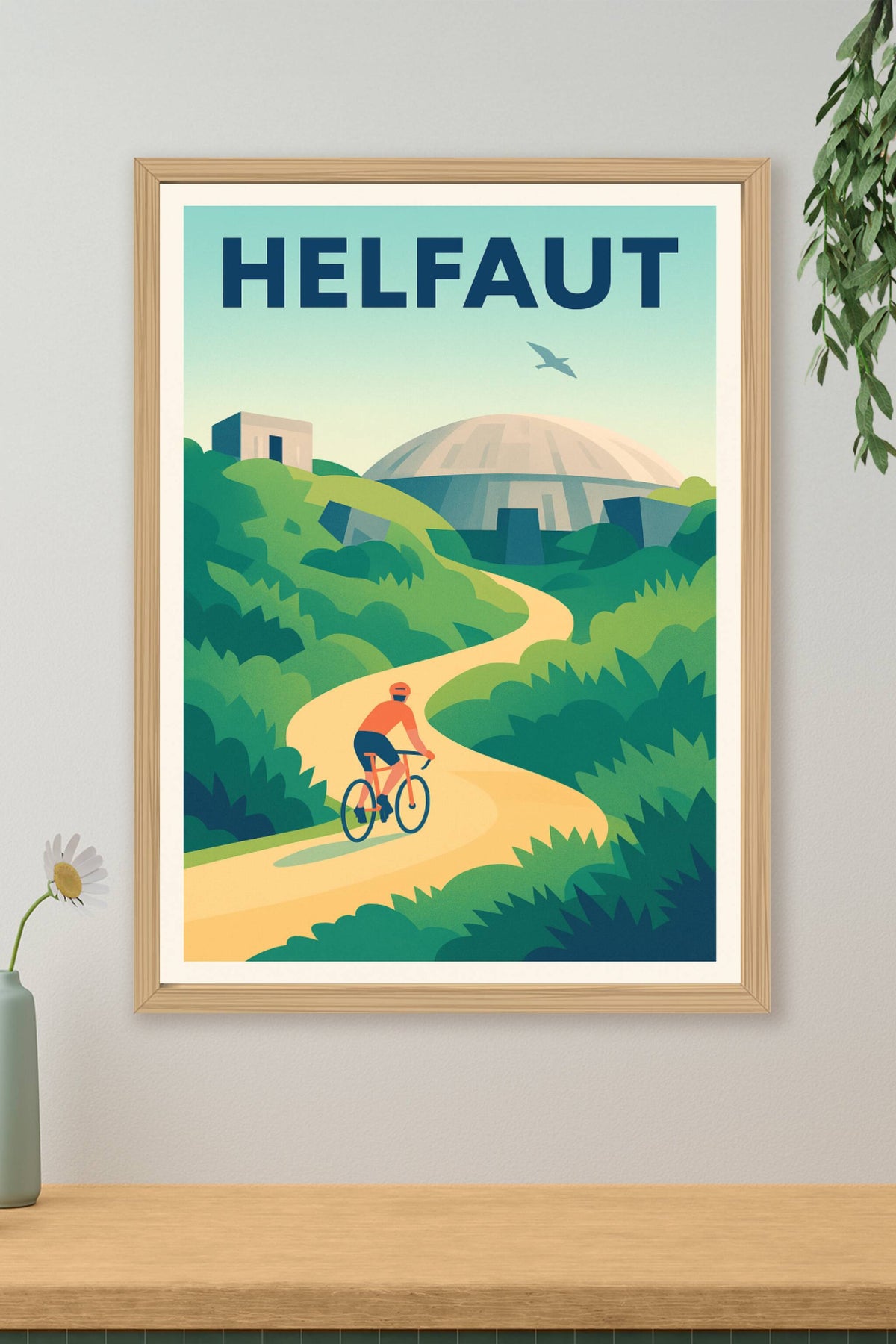 Affiche de Helfaut - Évasion verte et patrimoine unique