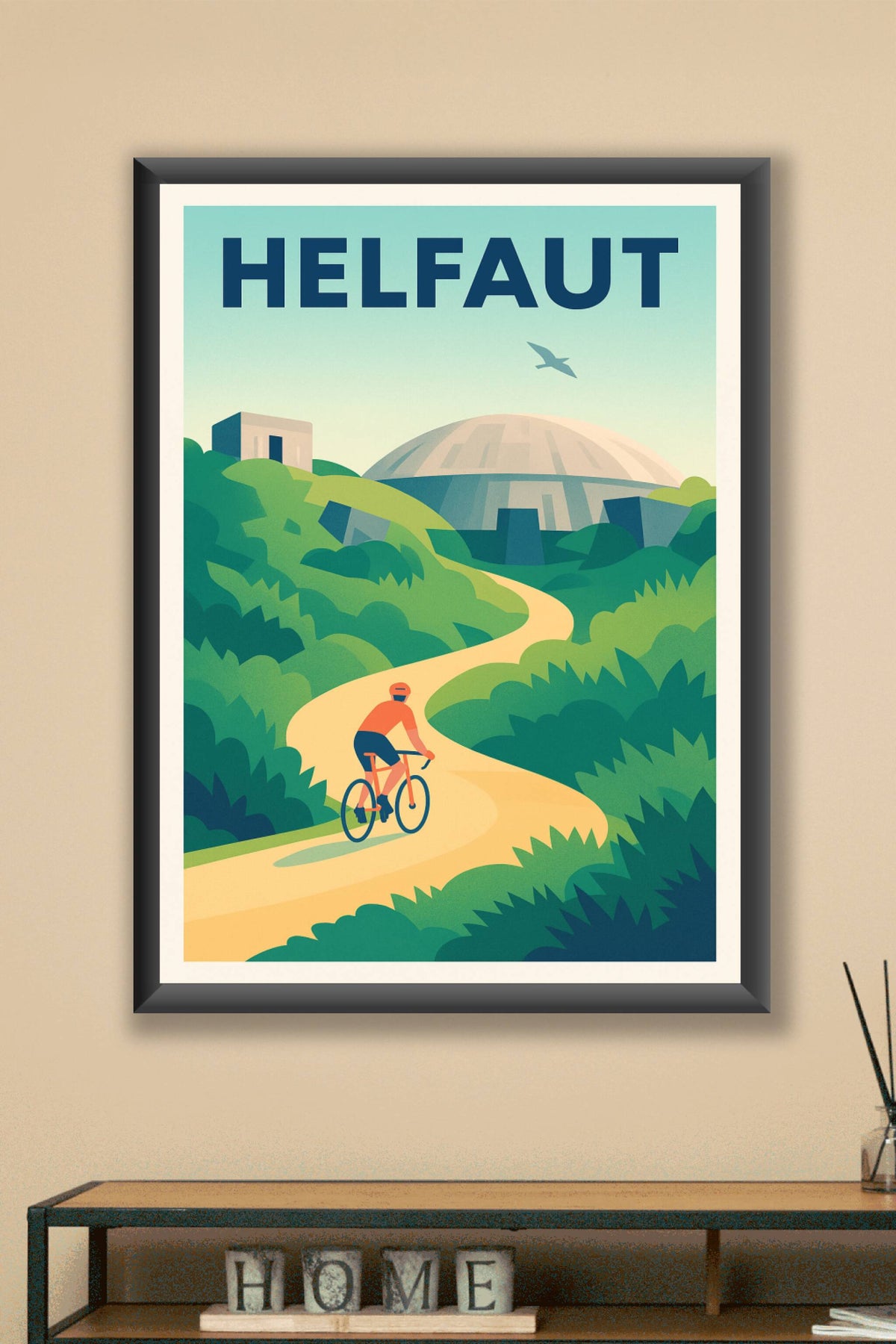 Affiche de Helfaut - Évasion verte et patrimoine unique