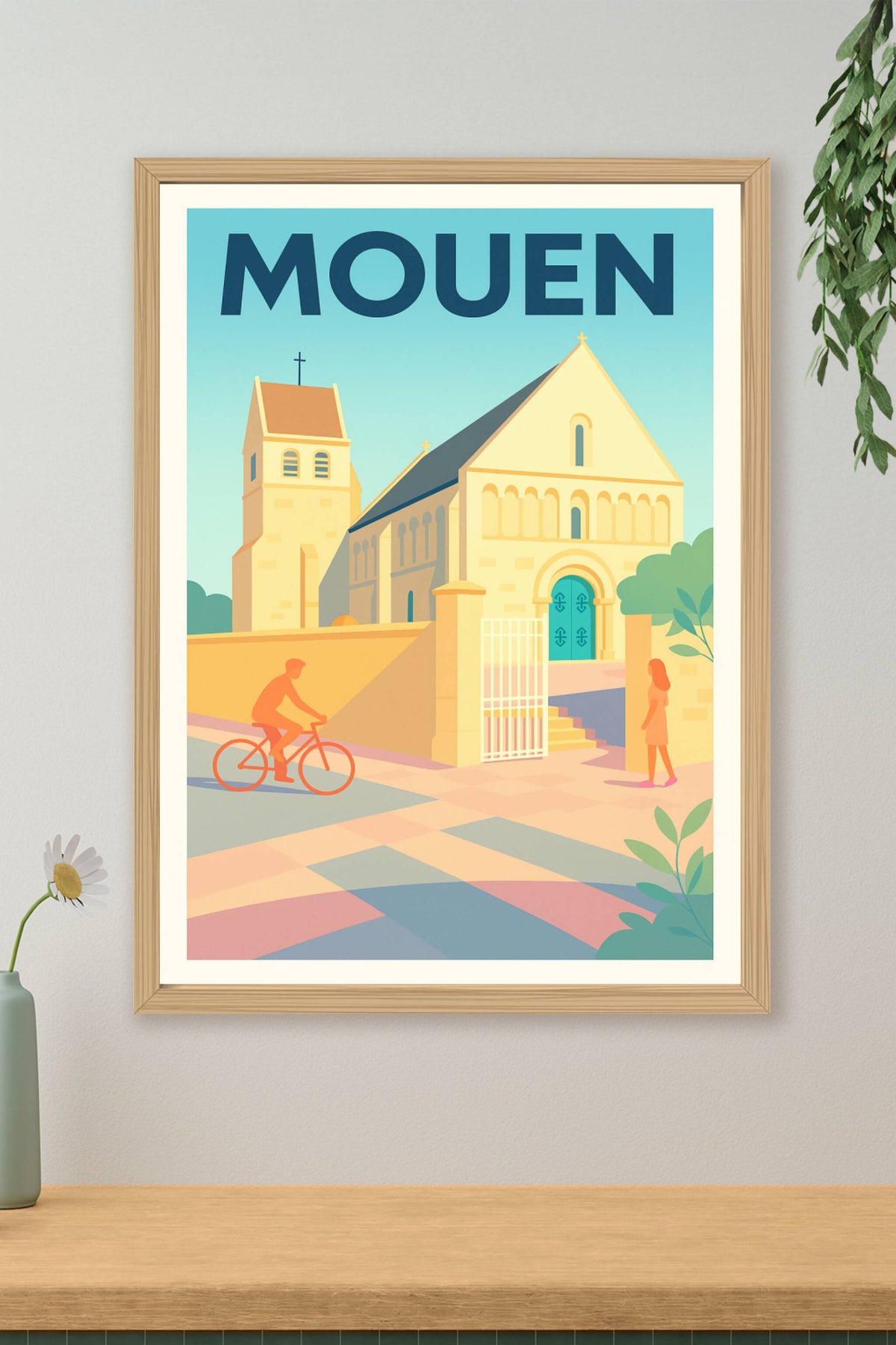 Affiche de Mouen - Charme paisible et lumière douce