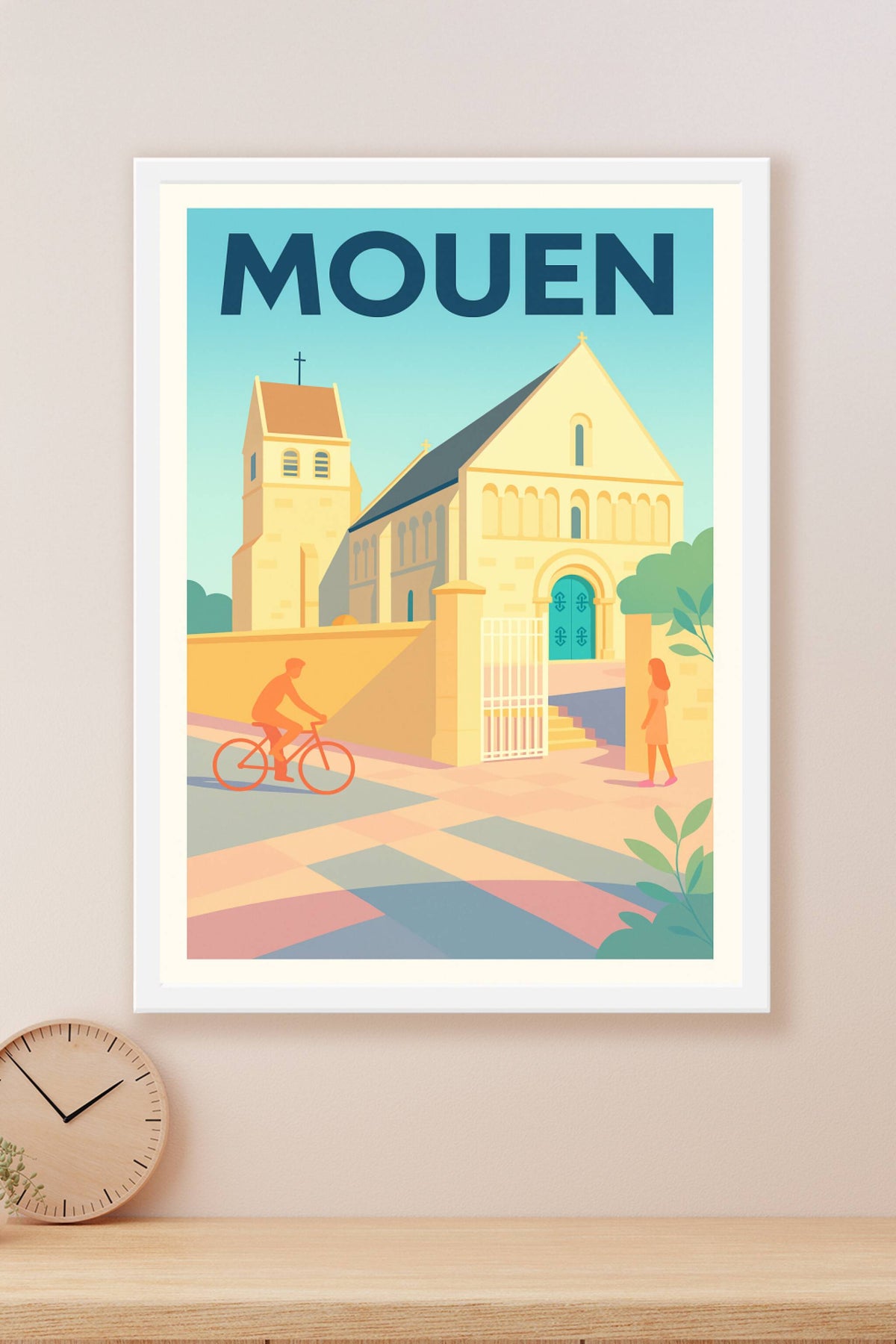 Affiche de Mouen - Charme paisible et lumière douce