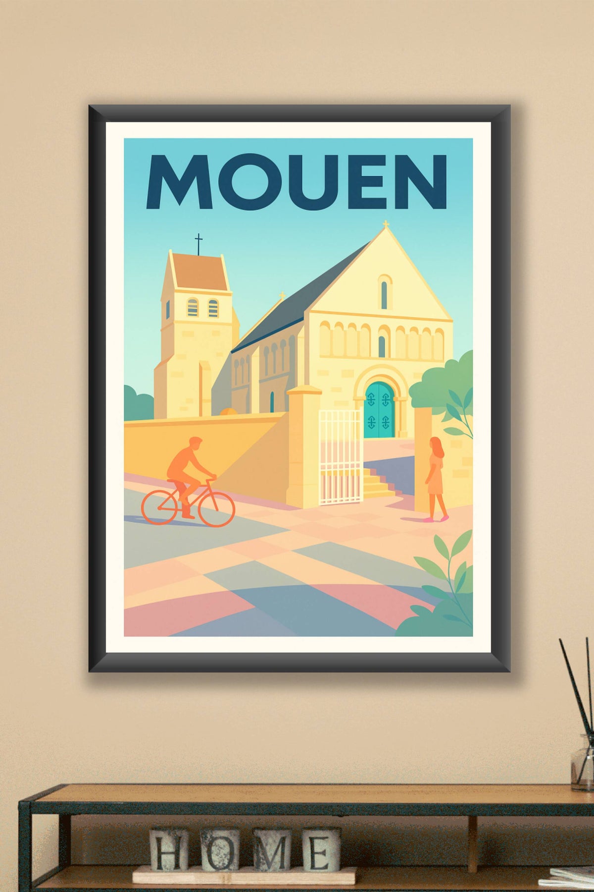 Affiche de Mouen - Charme paisible et lumière douce