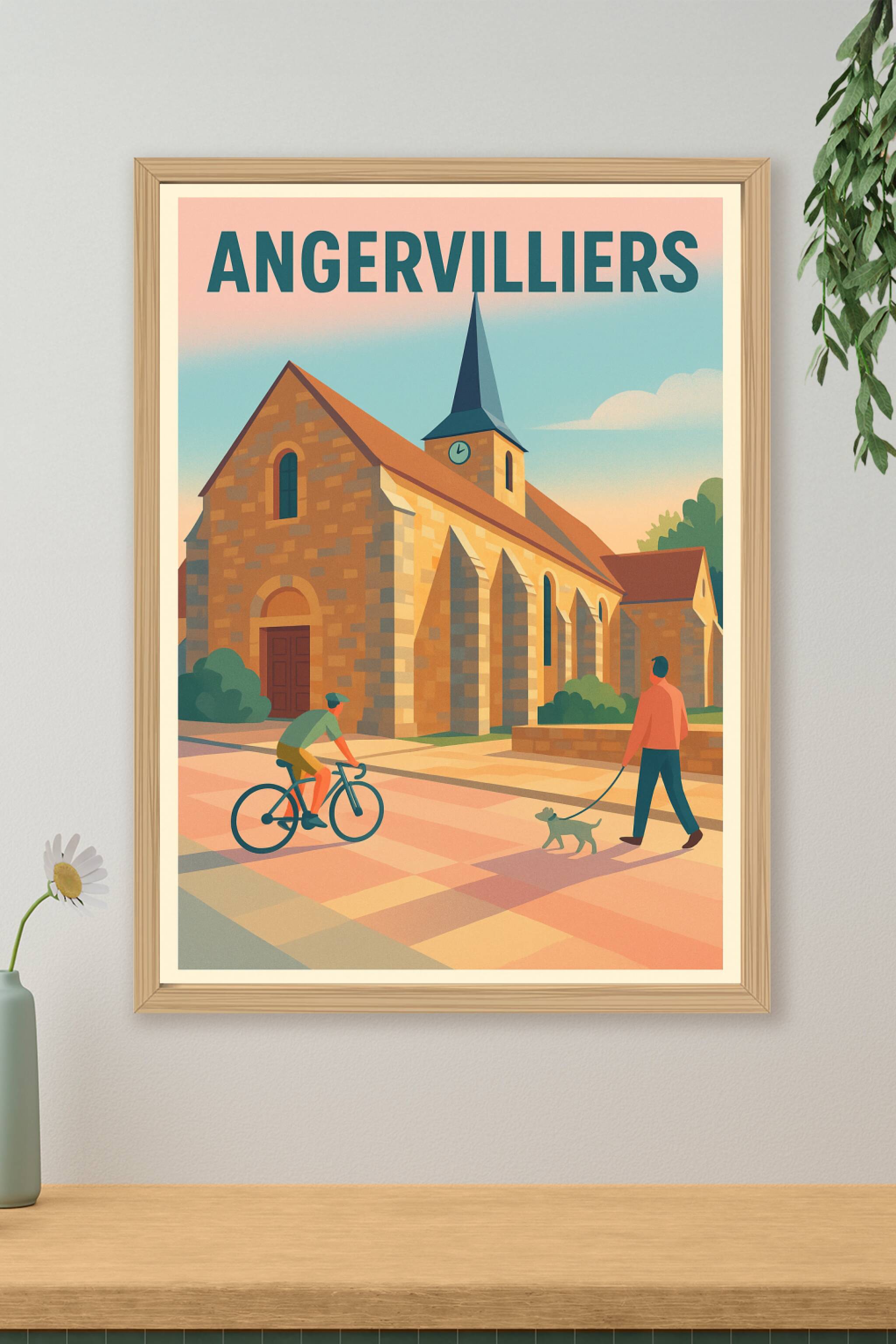 Affiche de Angervilliers - Charme et sérénité au cœur du village