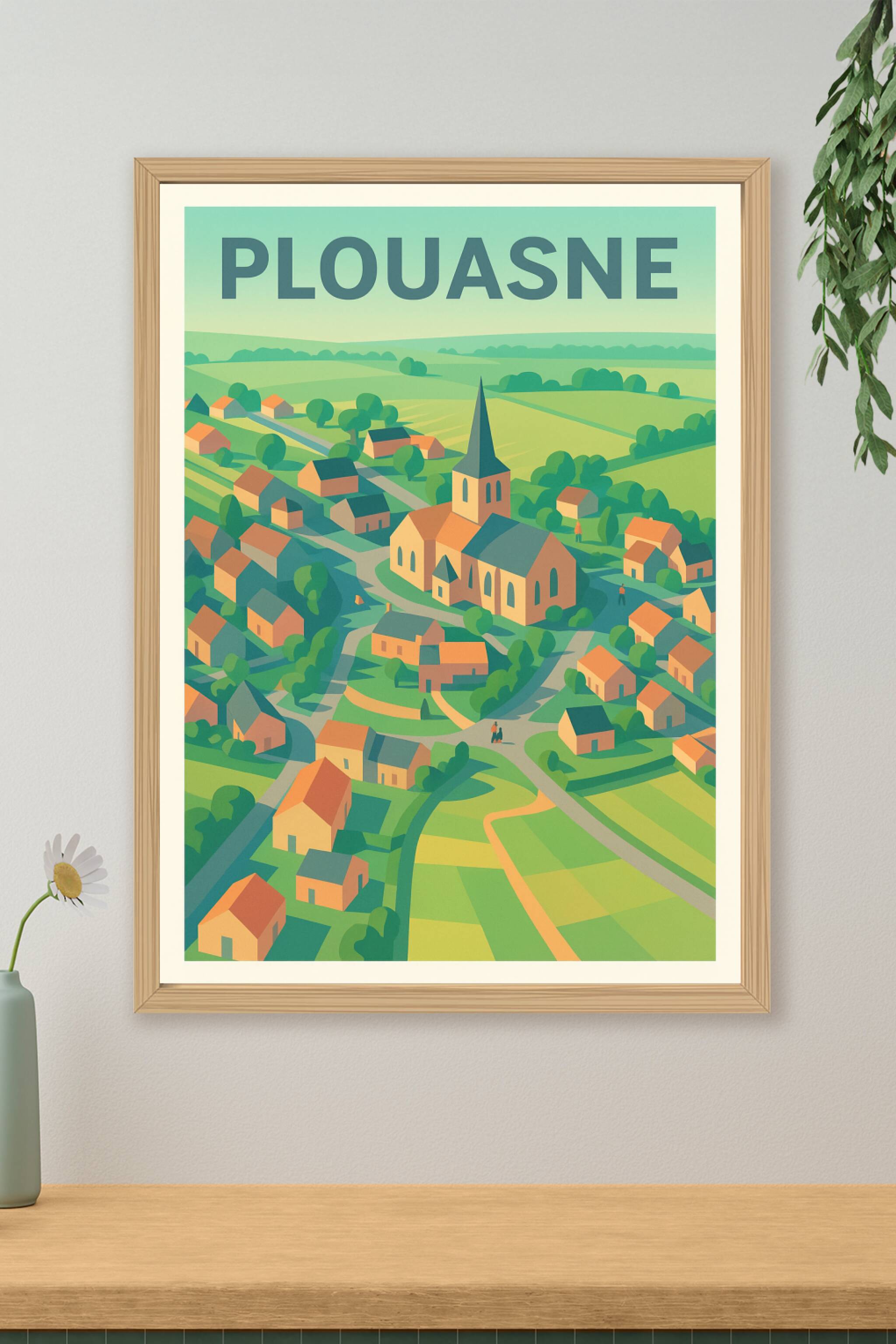 Affiche de Plouasne - Charme bucolique en douceur