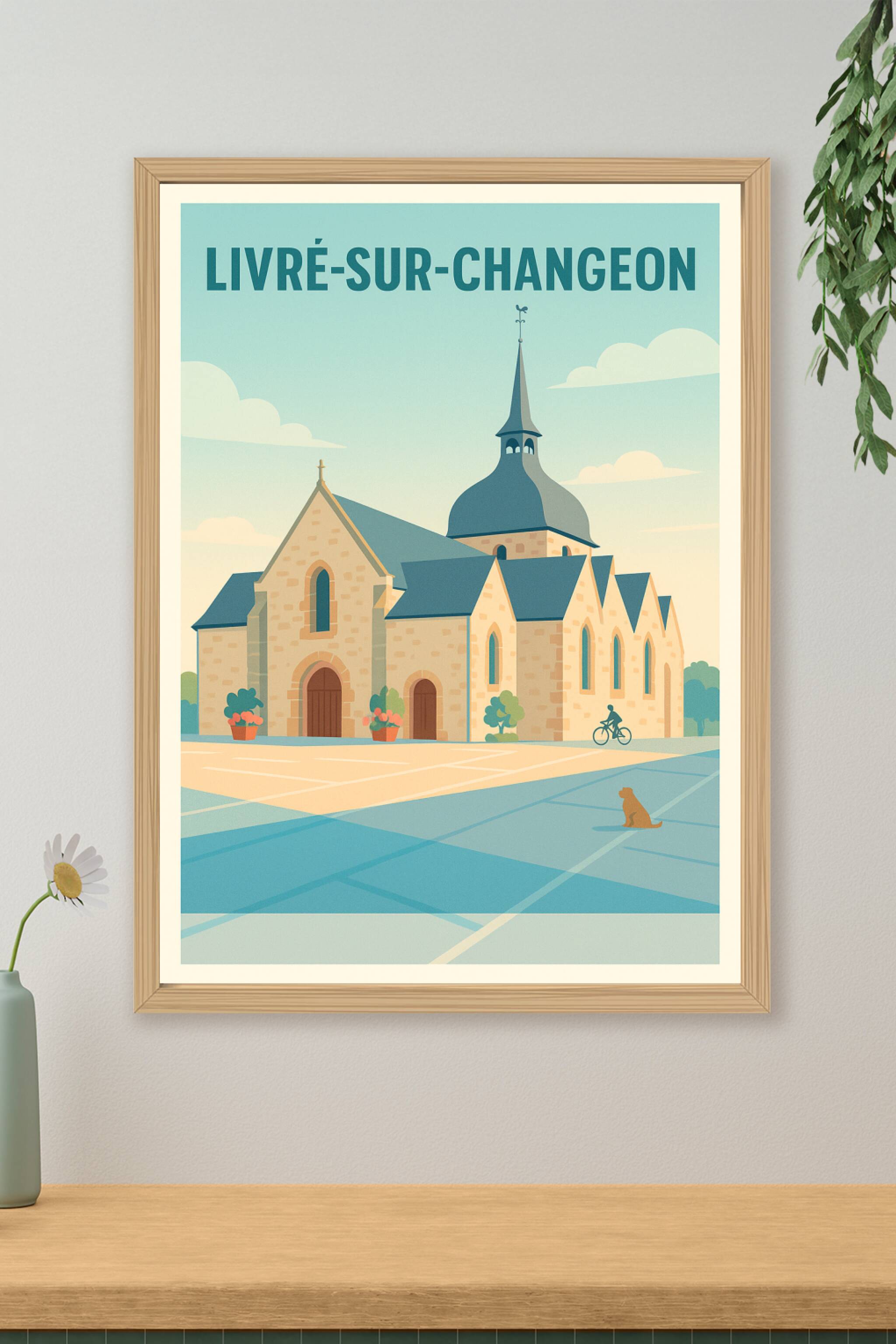 Affiche de Livré-sur-Changeon - Charme et tranquillité normande