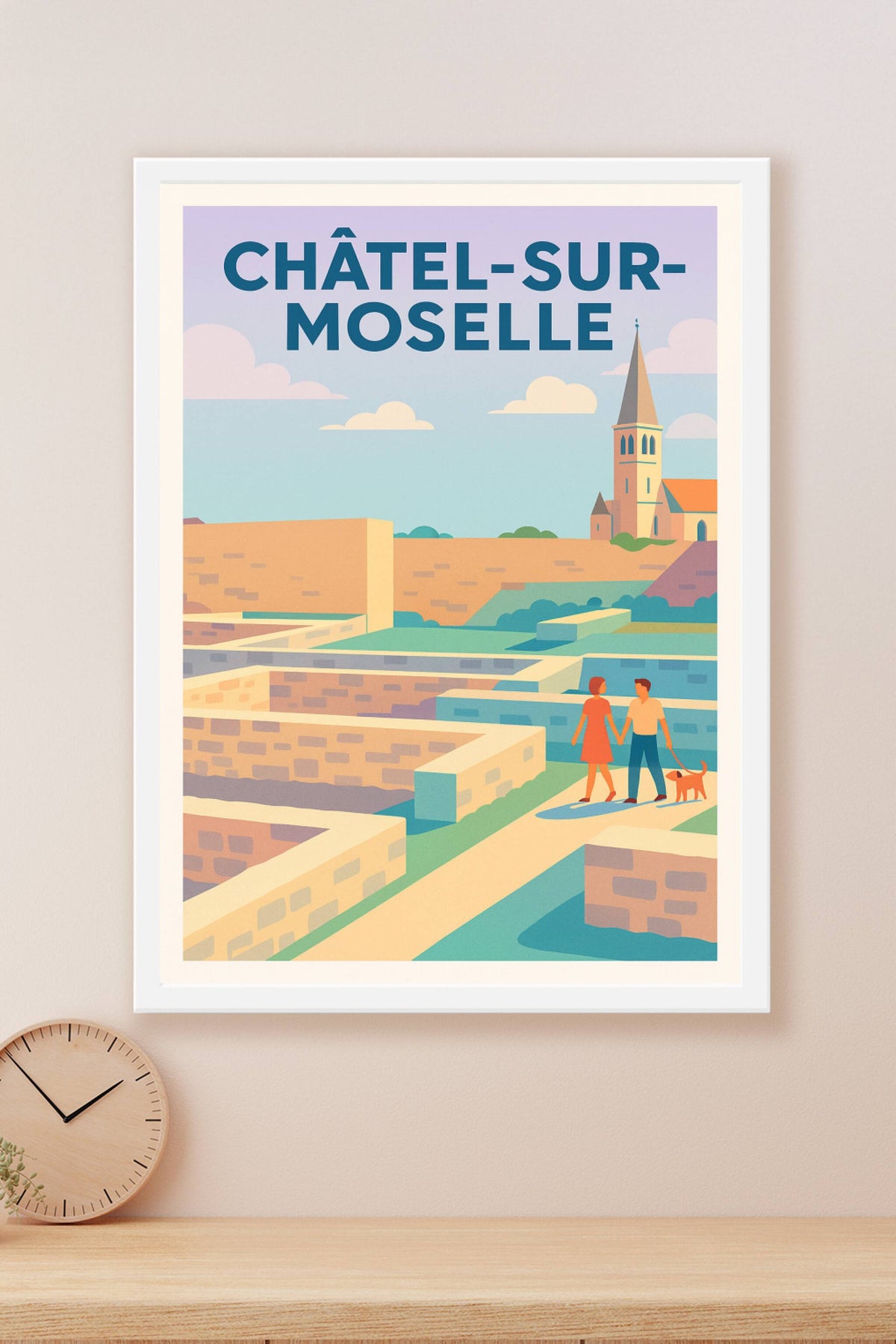 Affiche de Châtel-sur-Moselle - Promenade au cœur de l'histoire