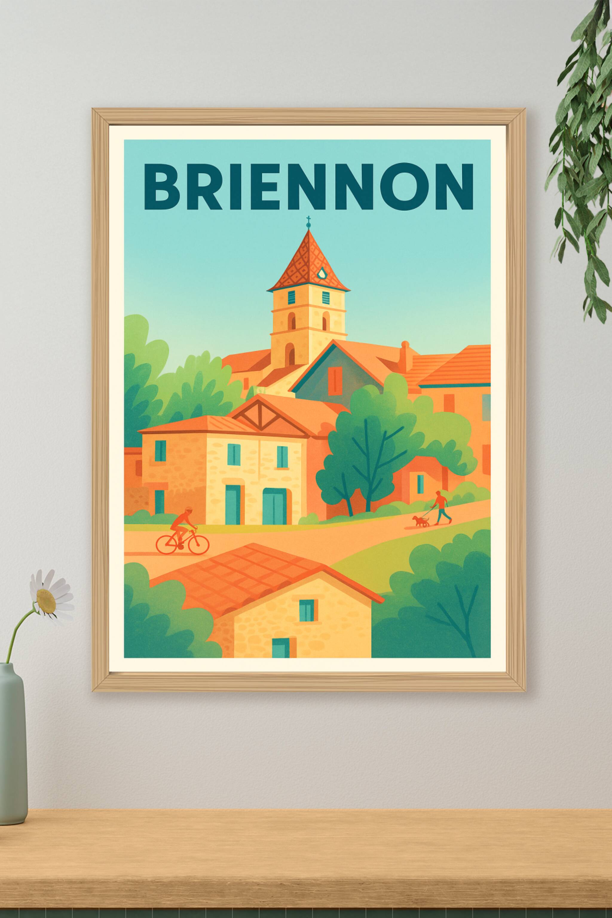 Affiche de Briennon - Charme Pittoresque au Cœur de la Loire