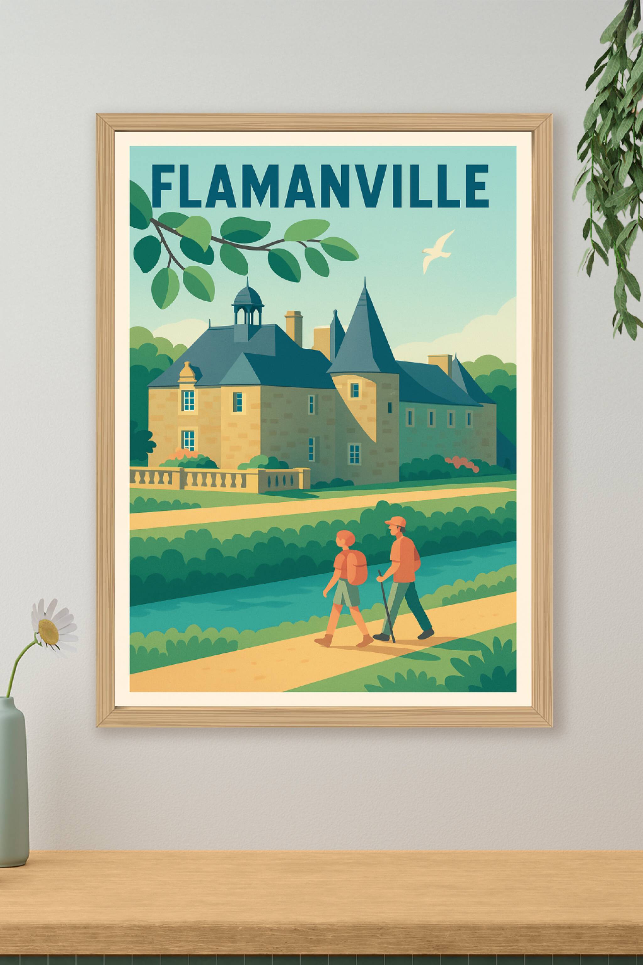 Affiche de Flamanville - Balade au cœur du patrimoine normand