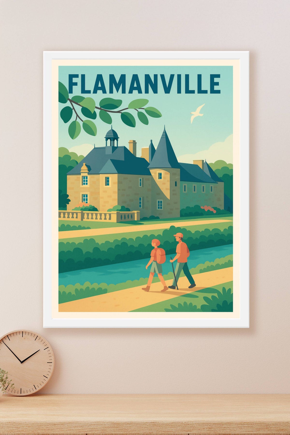 Affiche de Flamanville - Balade au cœur du patrimoine normand