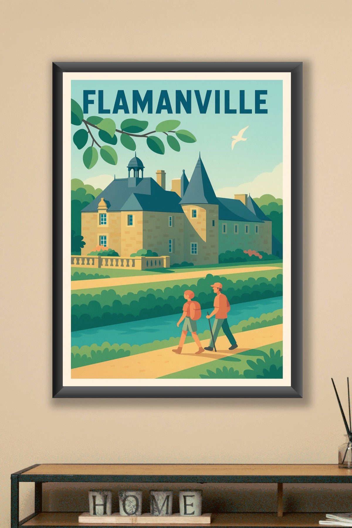 Affiche de Flamanville - Balade au cœur du patrimoine normand