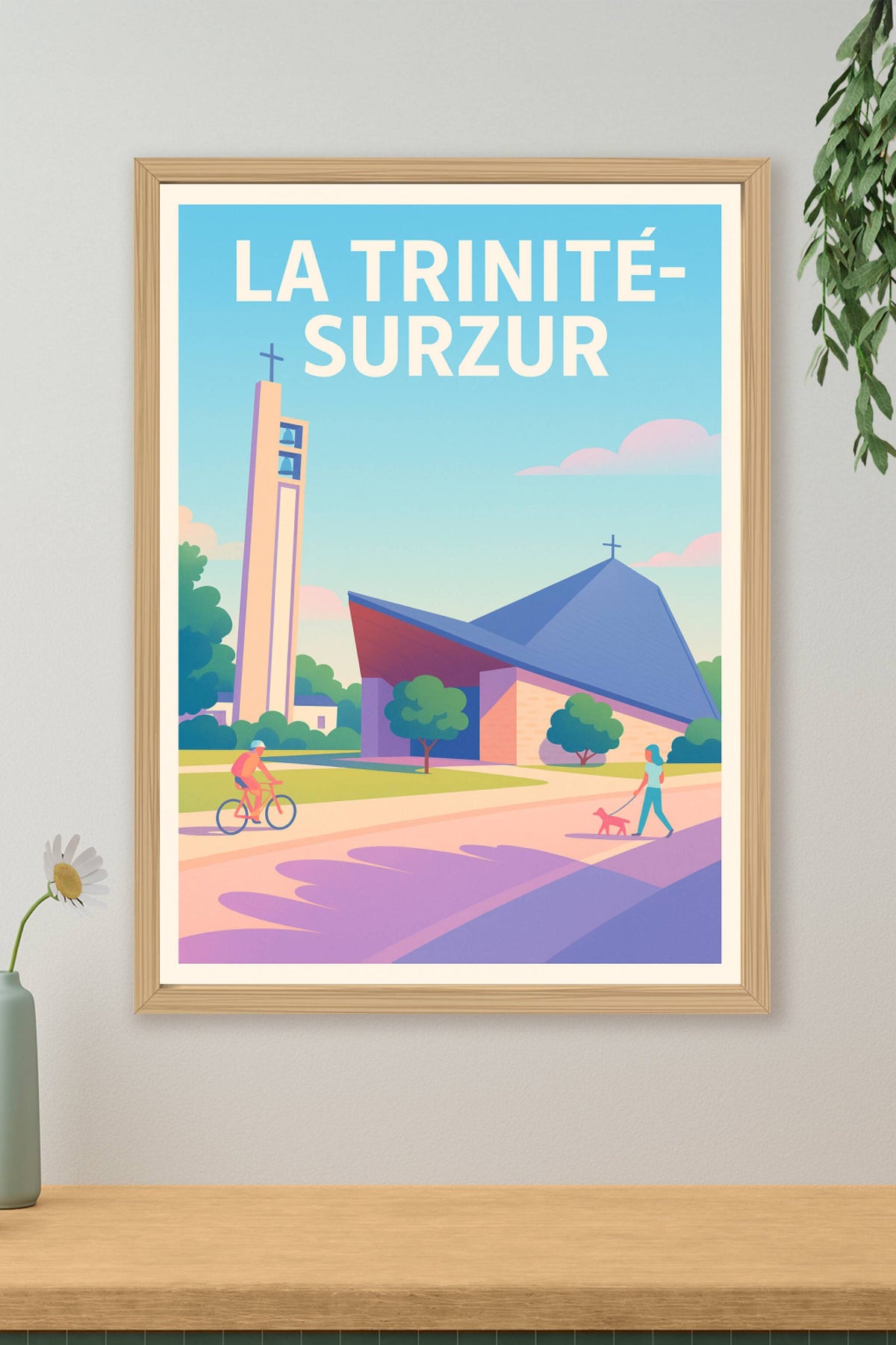 Affiche de La Trinité-Surzur - Harmonie et sérénité en Bretagne