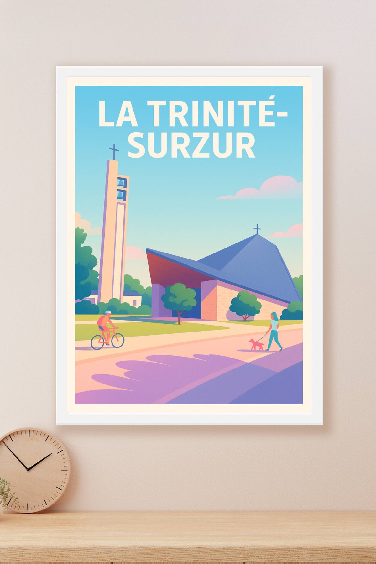 Affiche de La Trinité-Surzur - Harmonie et sérénité en Bretagne